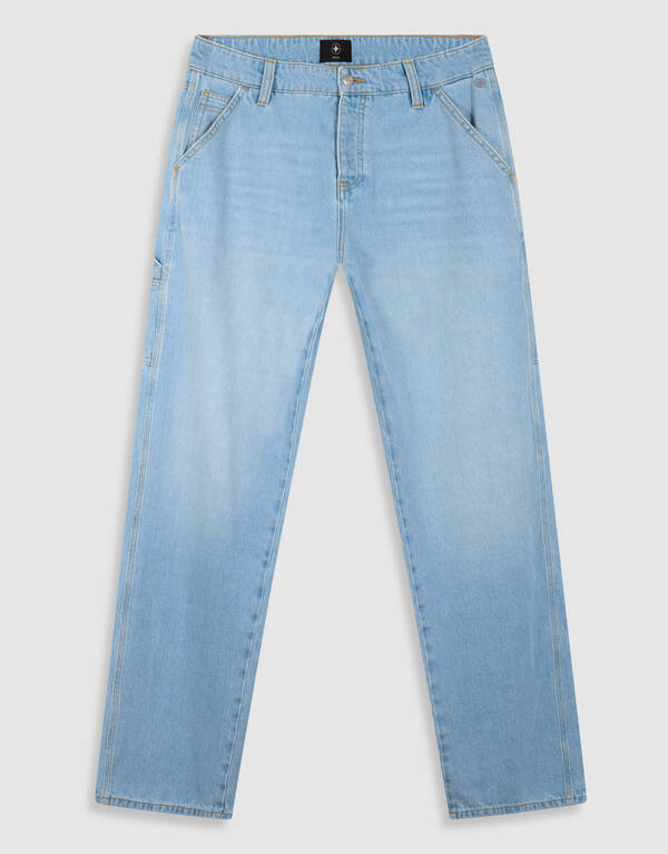 Carpenter Relaxed Fit Jeans Bleached L32 SHOEBY MEN