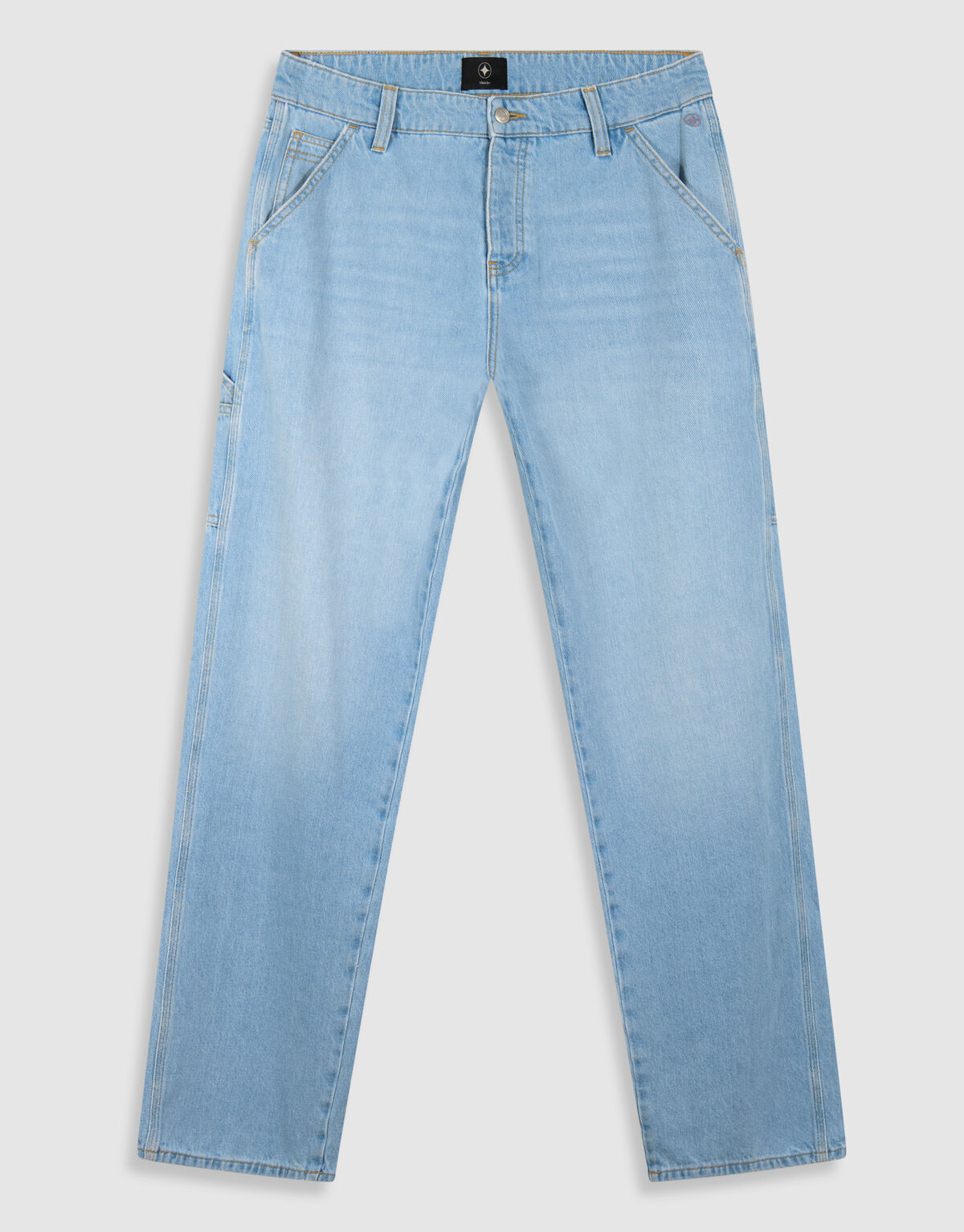 Carpenter Relaxed Fit Jeans Bleached L32 SHOEBY MEN