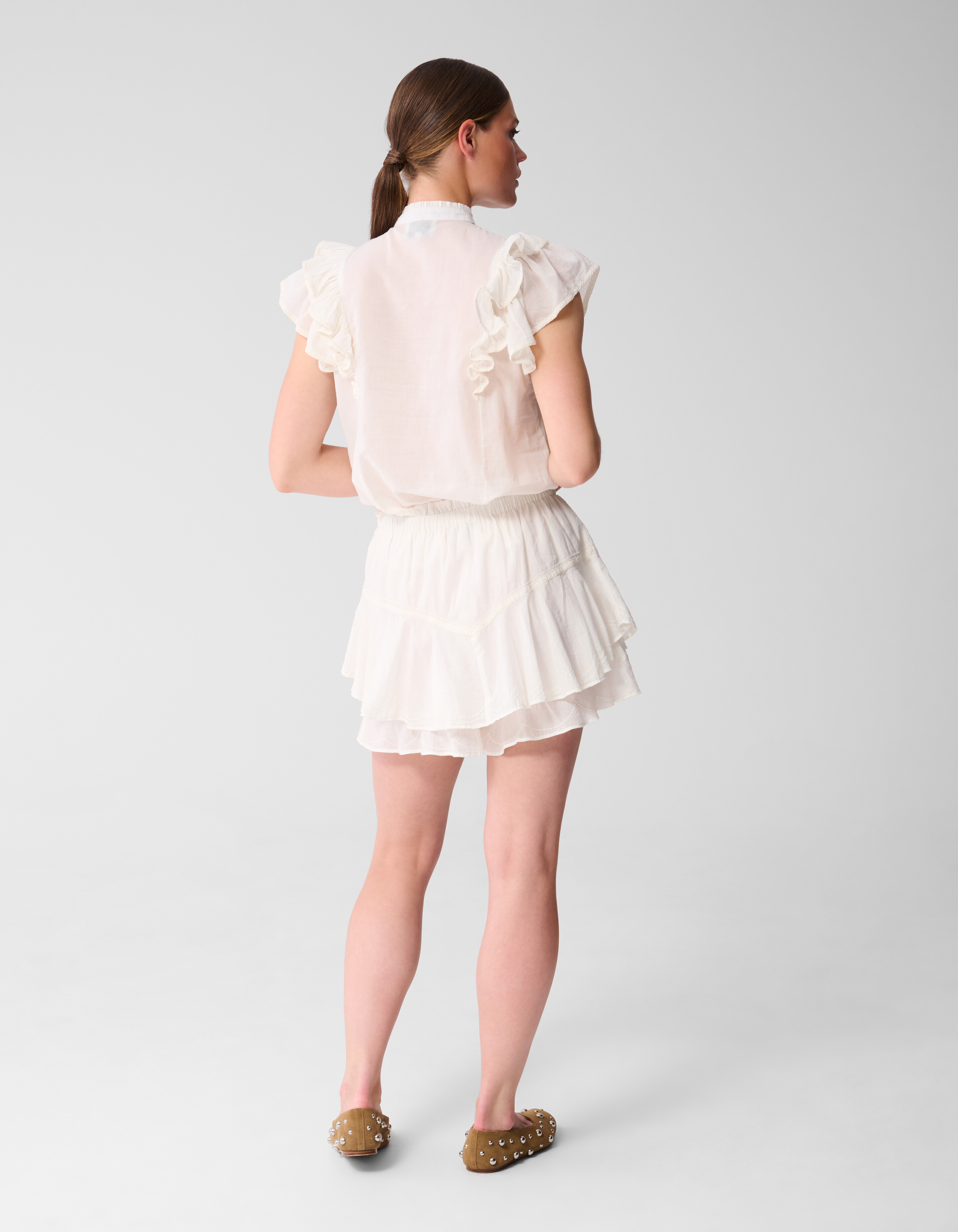 Ruffle Top Wit SHOEBY WOMEN