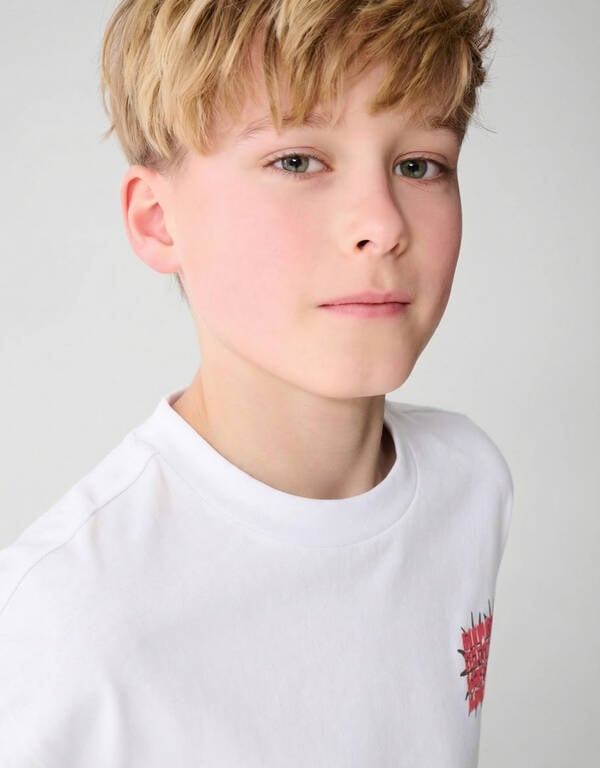 Limonata Artwork T-shirt Wit SHOEBY BOYS