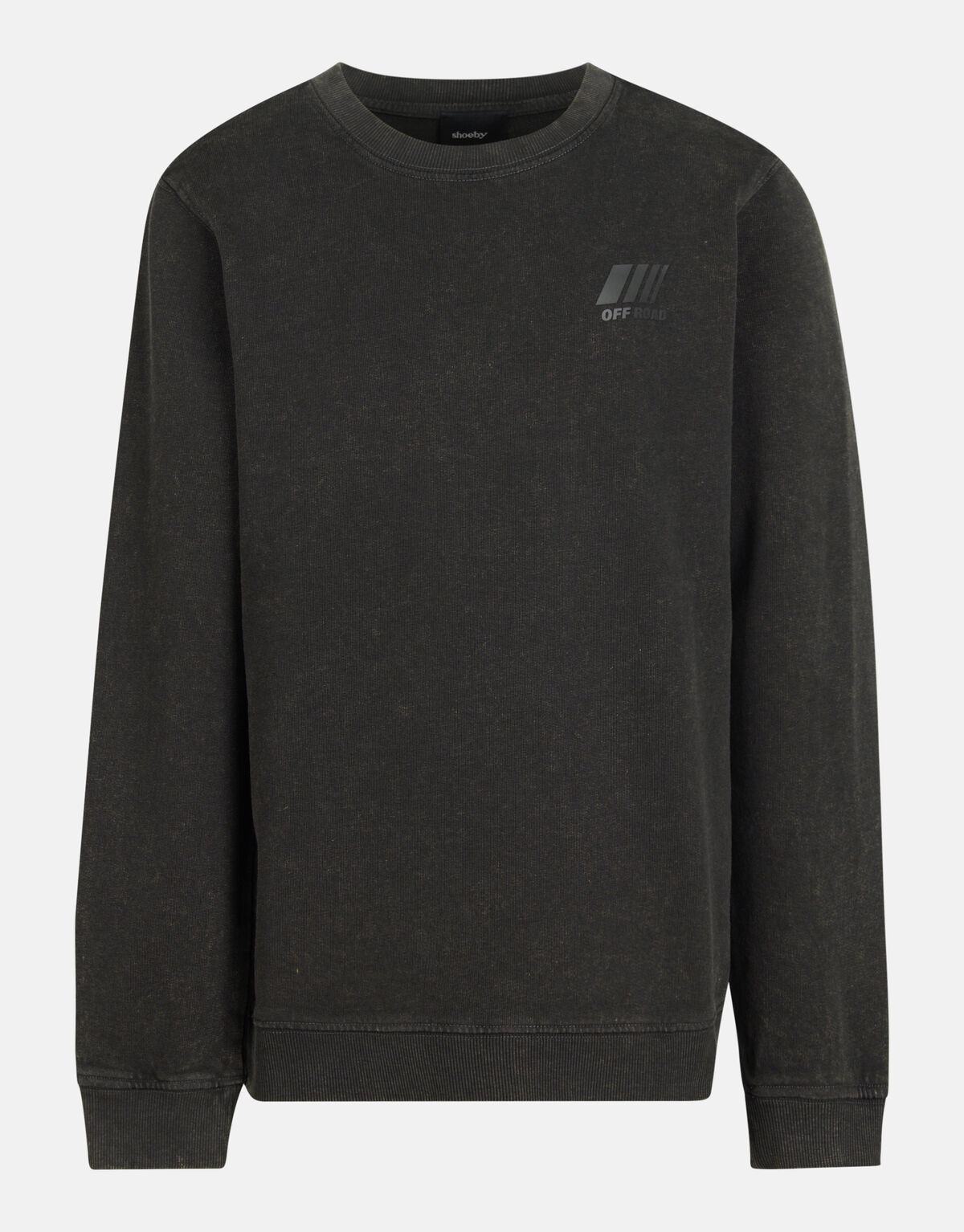 Acid Wash Sweater Donkergrijs SHOEBY BOYS