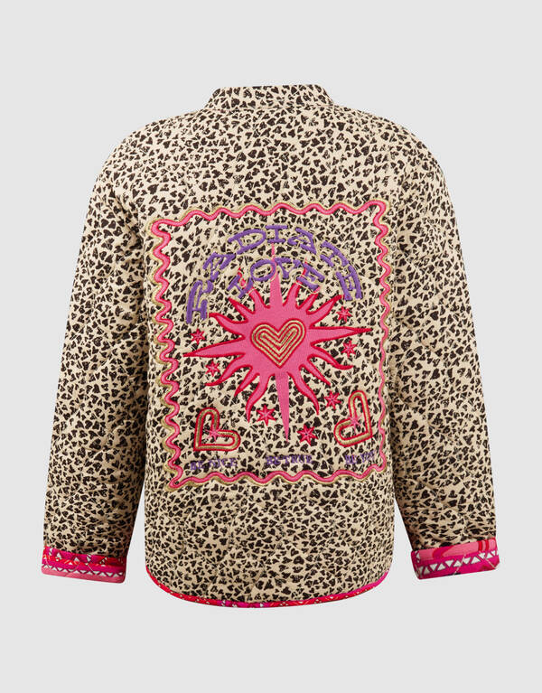 Leopard Stitched Jack Lichtbruin SHOEBY GIRLS