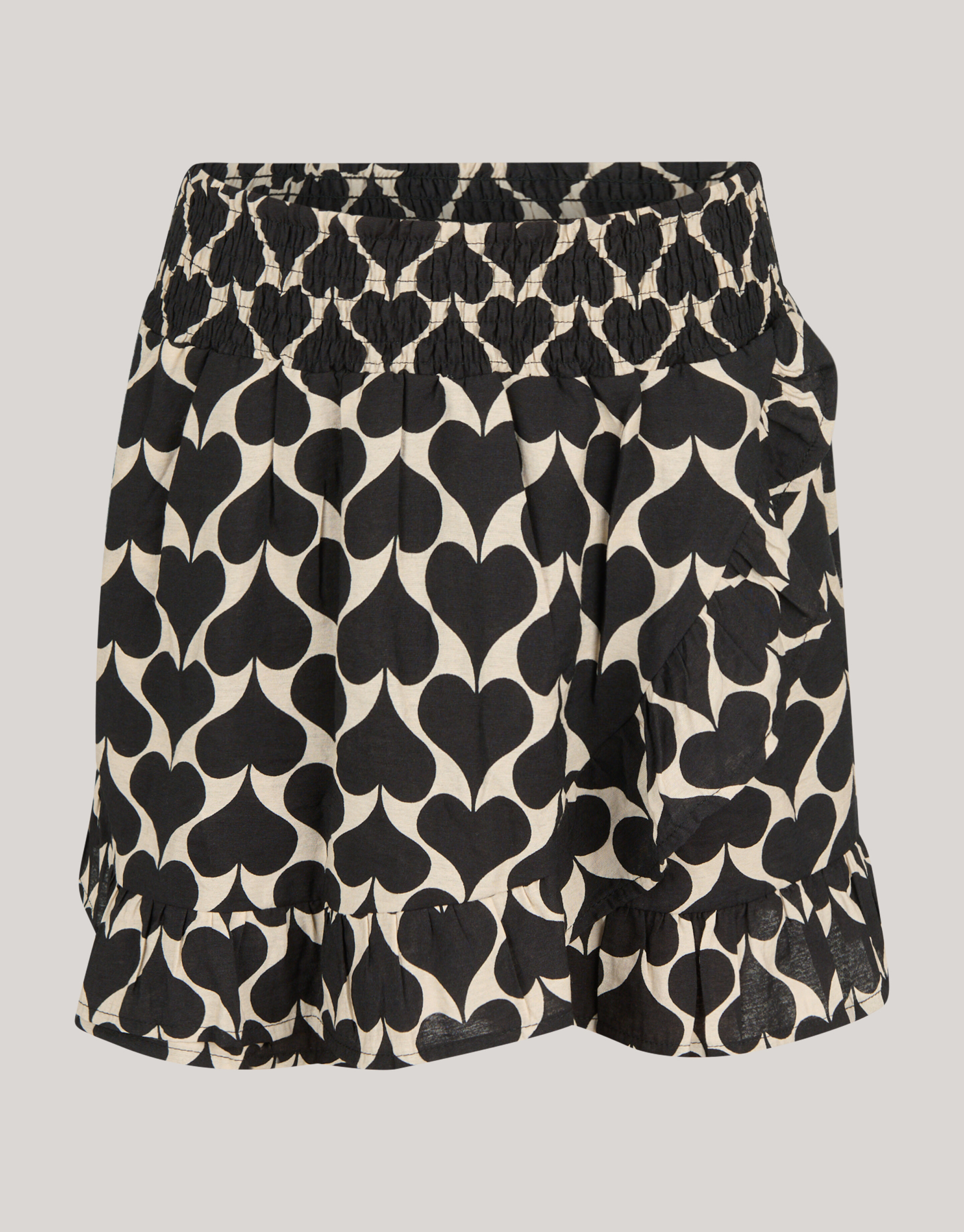 Printed Skort Zwart/Wit SHOEBY GIRLS