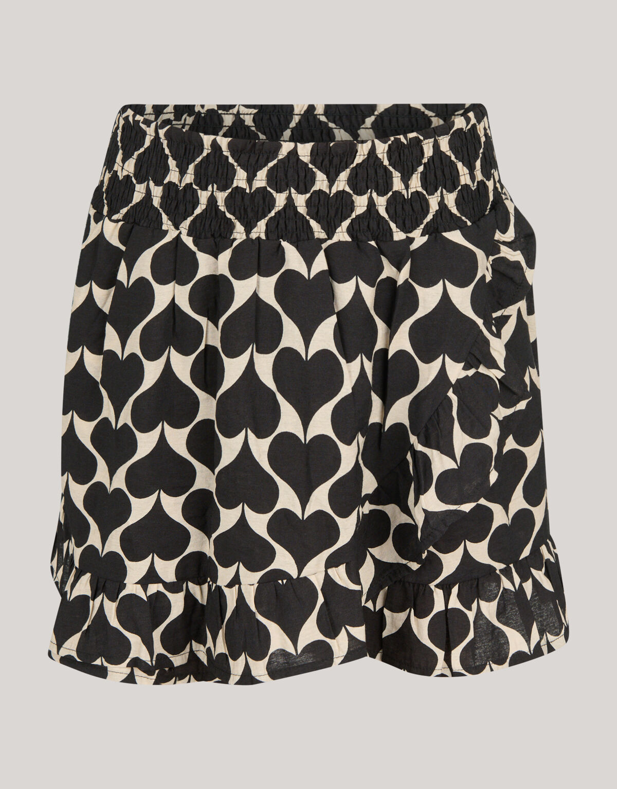 Printed Skort Zwart/Wit SHOEBY GIRLS