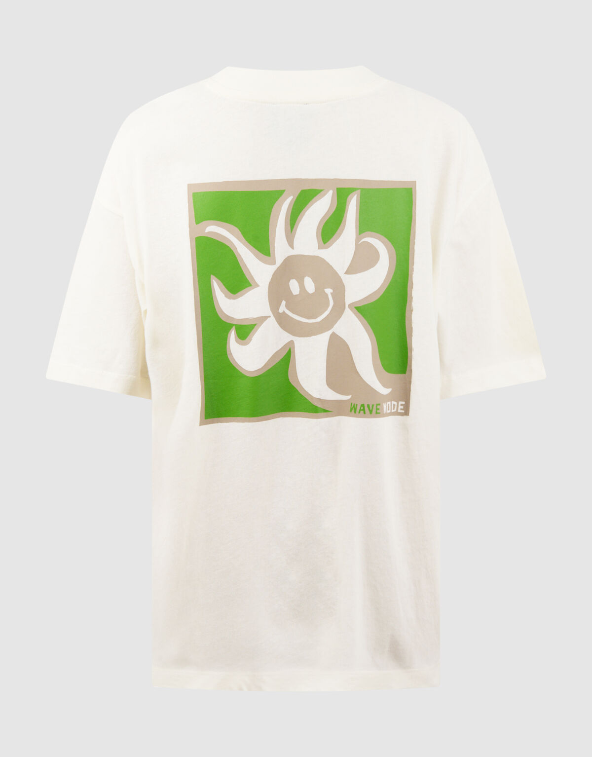 Wave Mode Artwork T-shirt Gebroken Wit SHOEBY BOYS