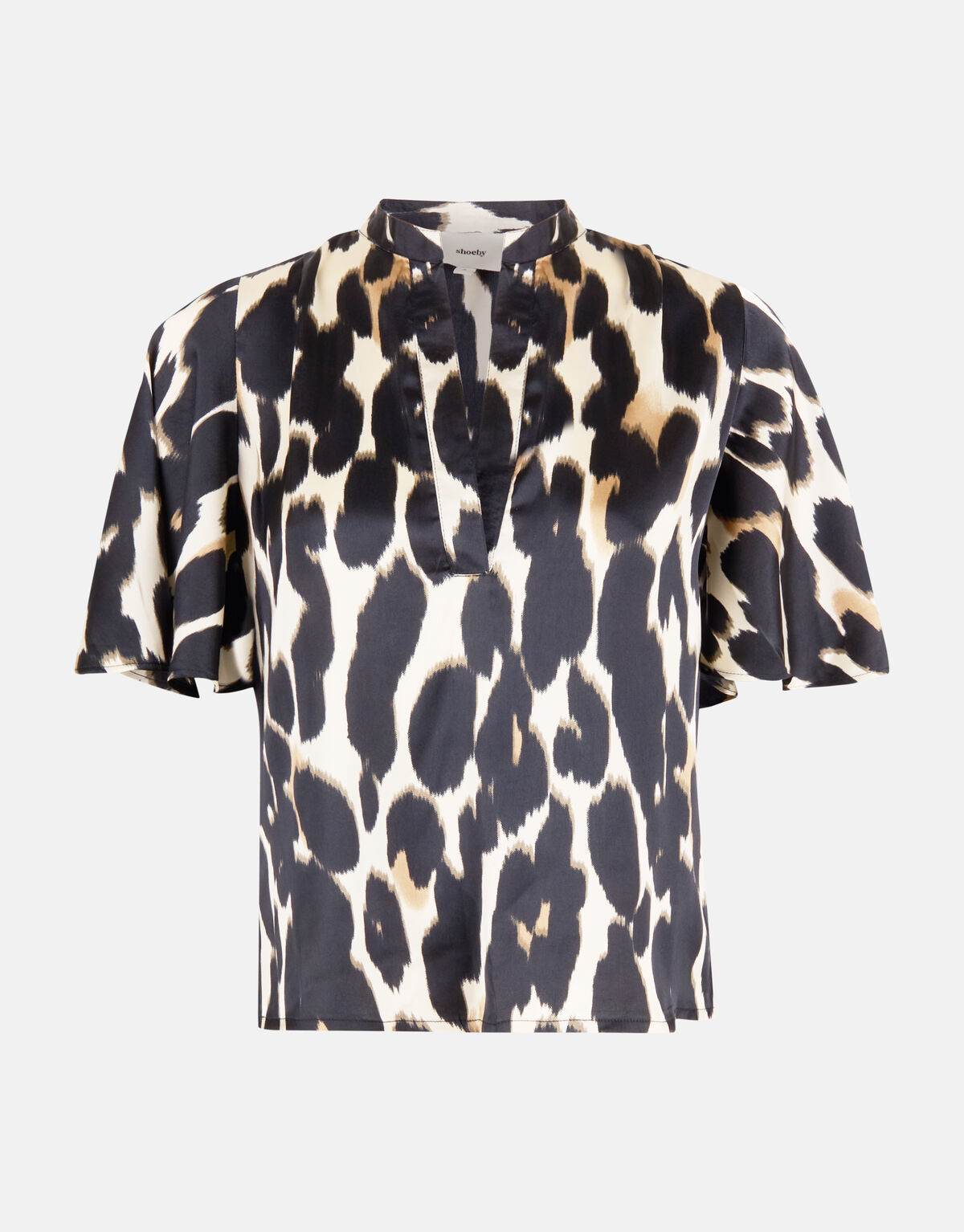 Leopard Top Gebroken Wit SHOEBY WOMEN