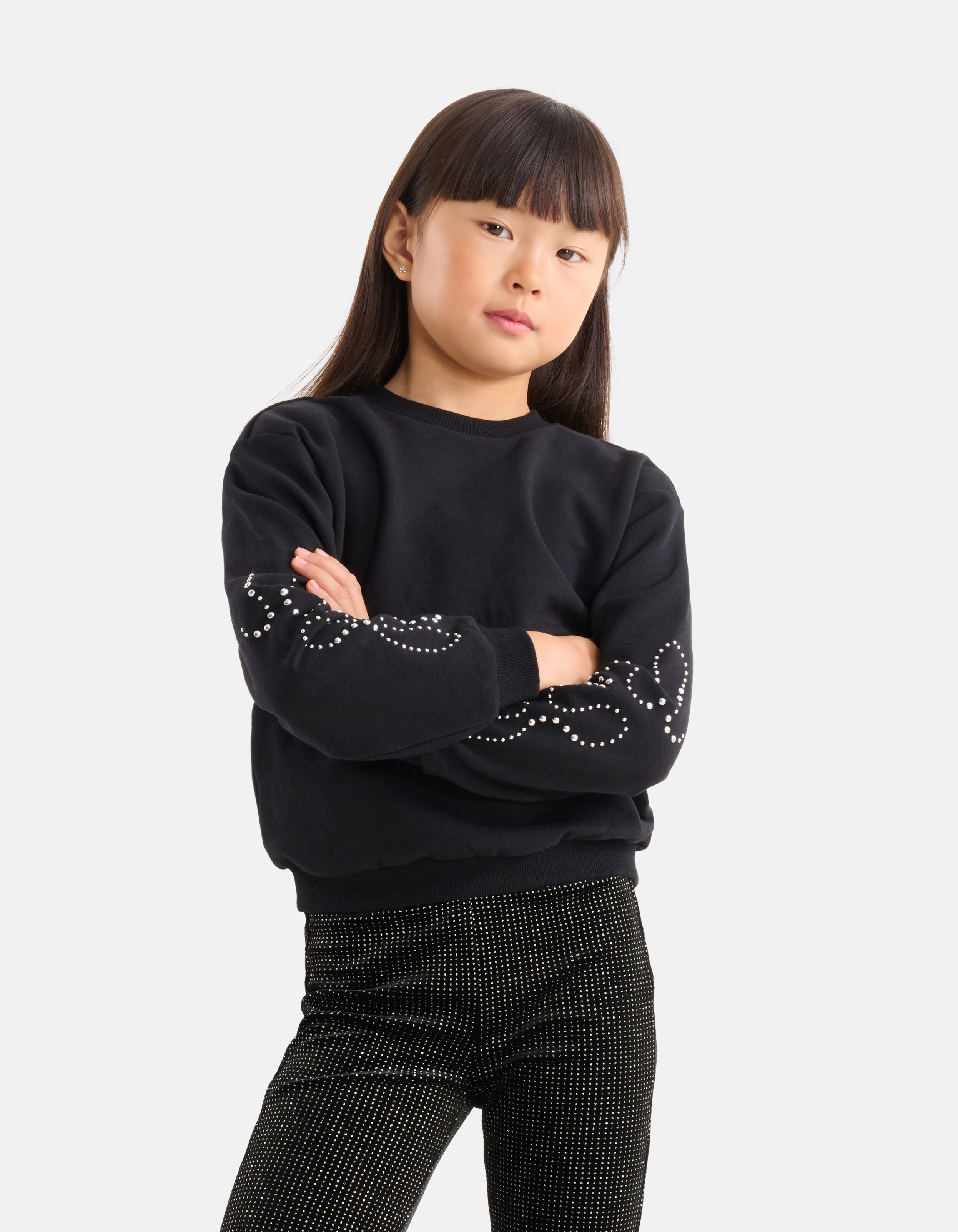 Girls black sale sweater