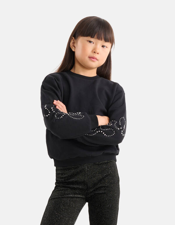 Studs Sweater Zwart SHOEBY GIRLS