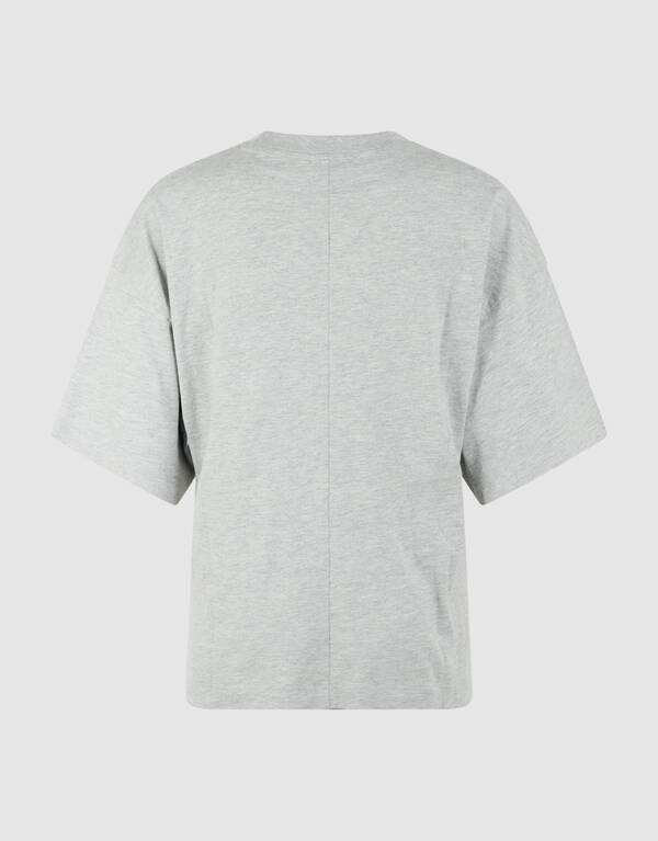 Knot T-shirt Lichtgrijs SHOEBY WOMEN