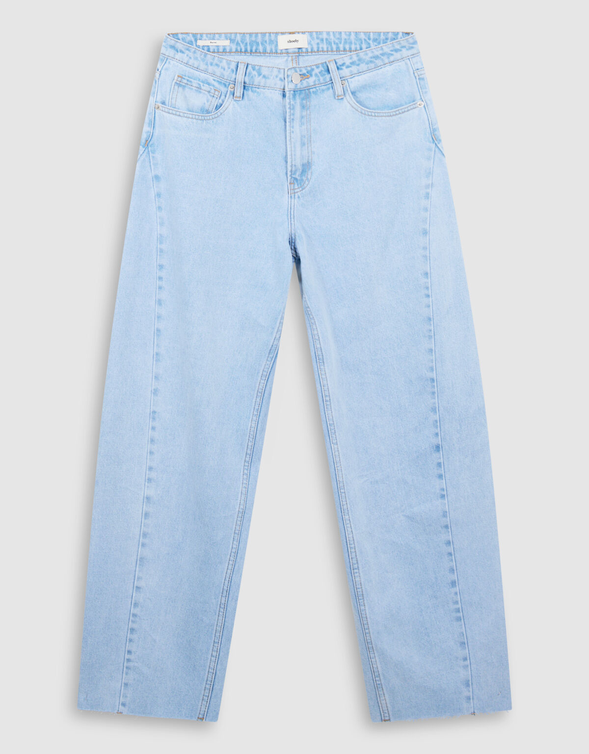 Barrel Fit Jeans Bleached SHOEBY WOMEN