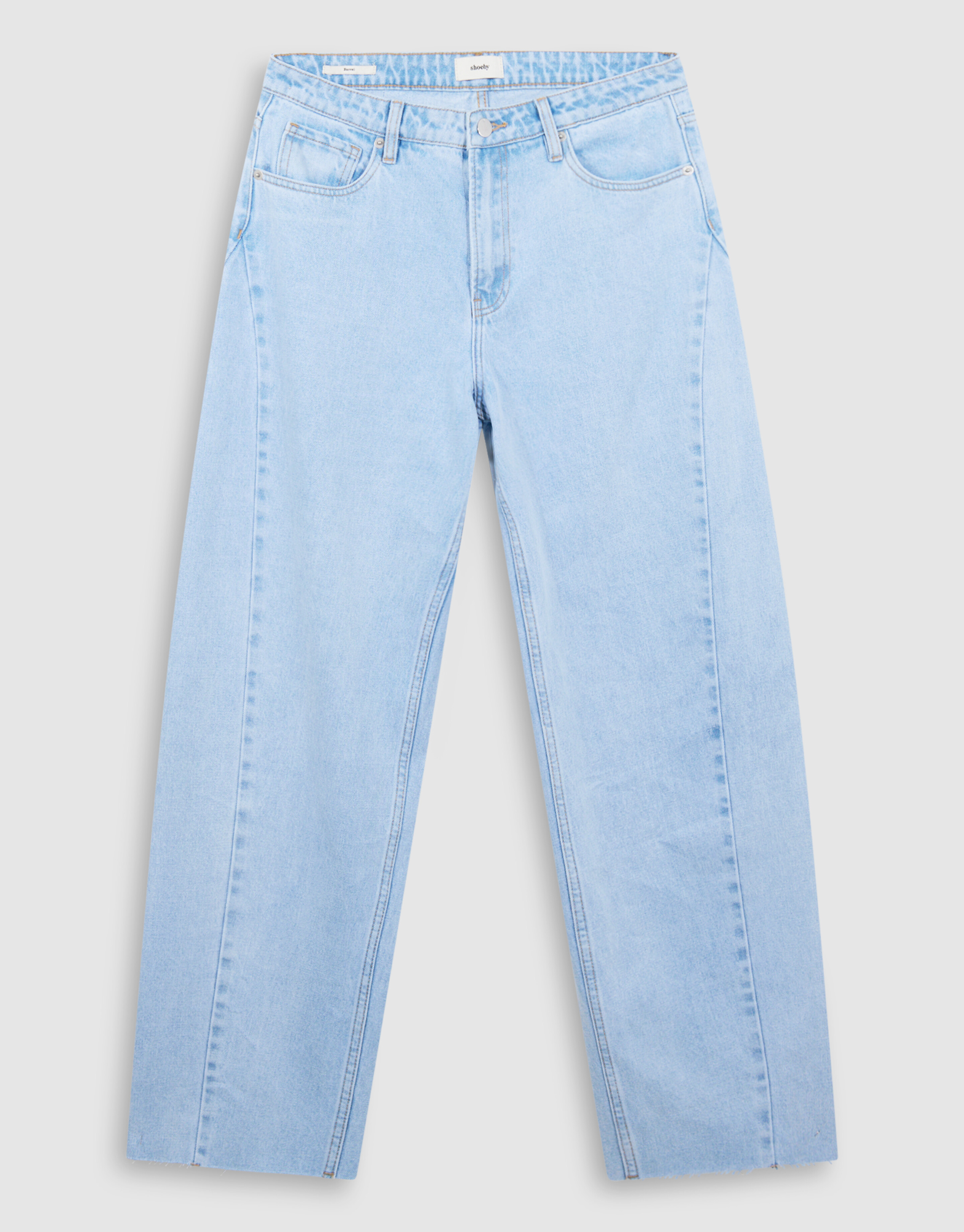 Barrel Fit Jeans Bleached SHOEBY WOMEN