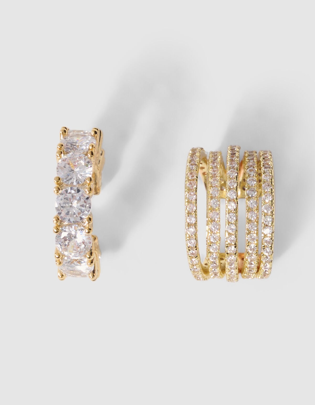 Strass Earcuff Set Goud SHOEBY ACCESSOIRES