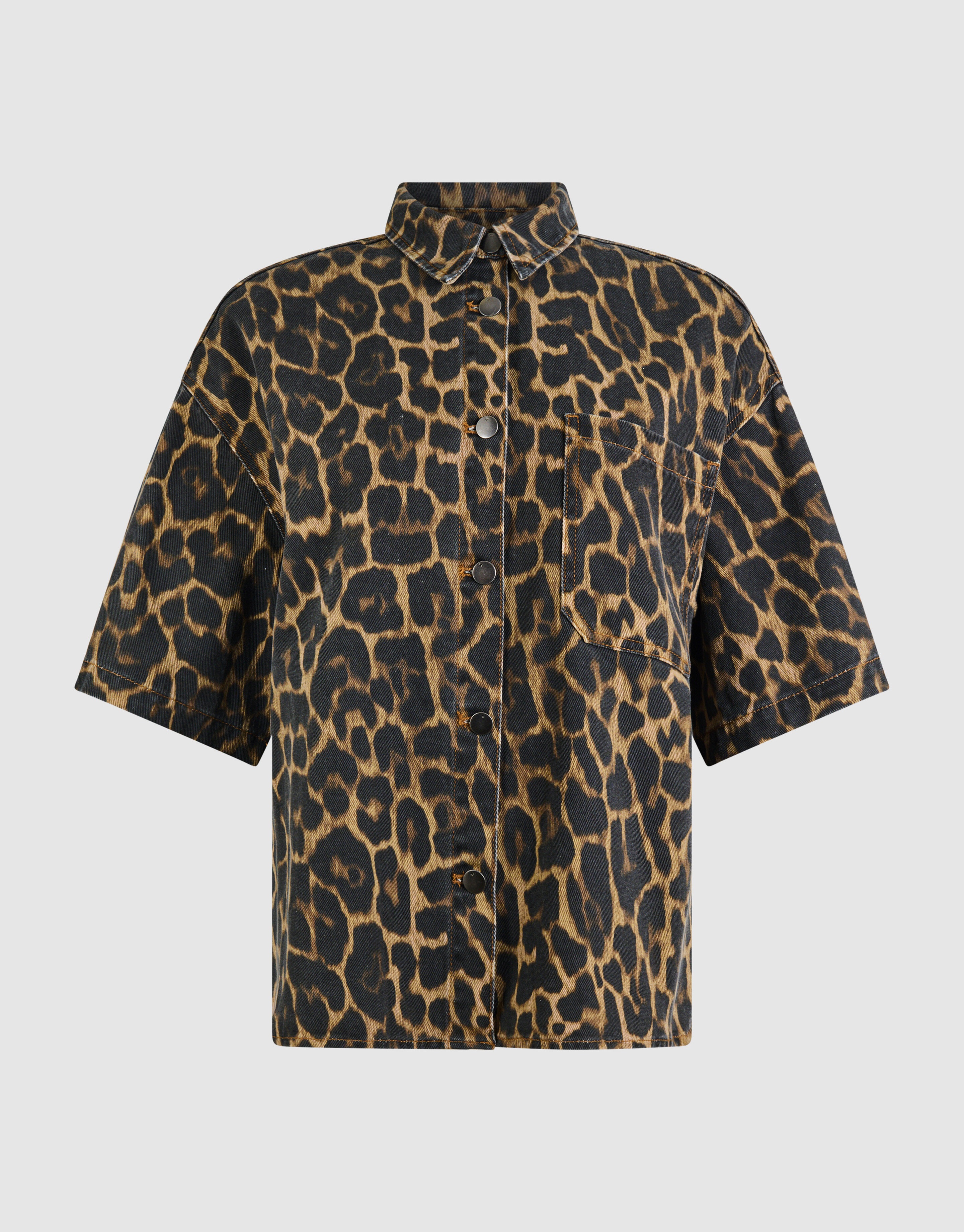 Jaguar Denim Blouse Bruin SHOEBY WOMEN