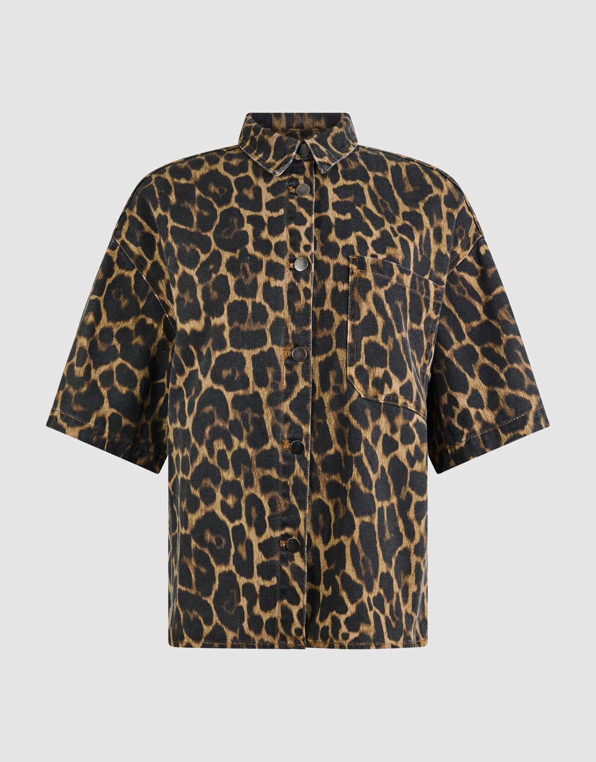 Jaguar Denim Blouse Bruin SHOEBY WOMEN