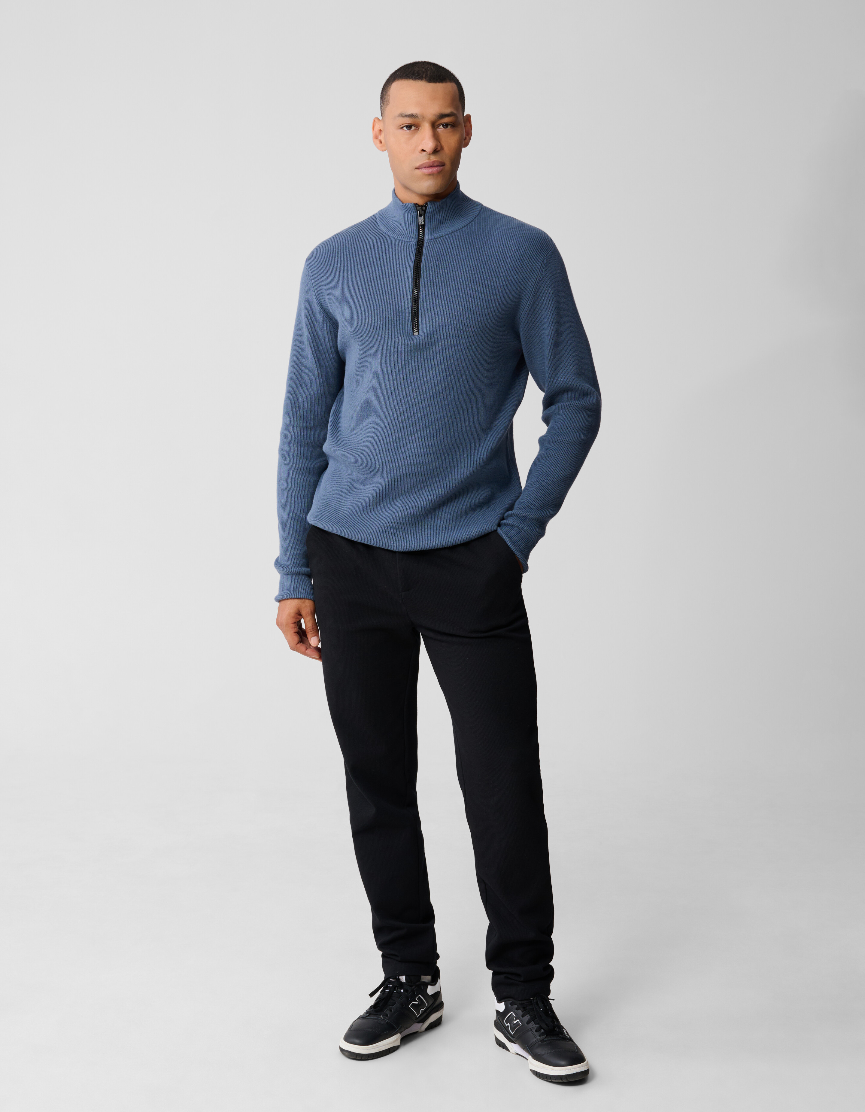 Regular Fit Broek Zwart SHOEBY MEN