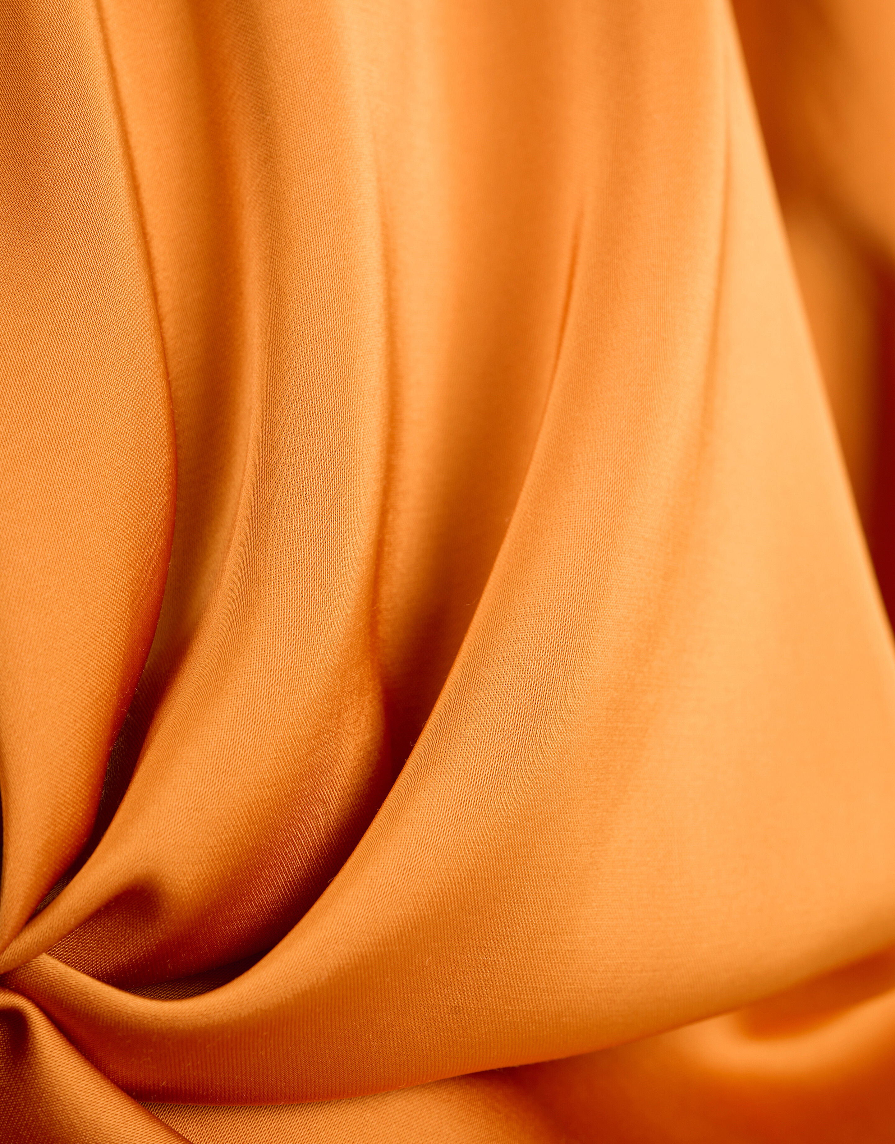 Satijnen Blouse Oranje By Mieke SHOEBY WOMEN