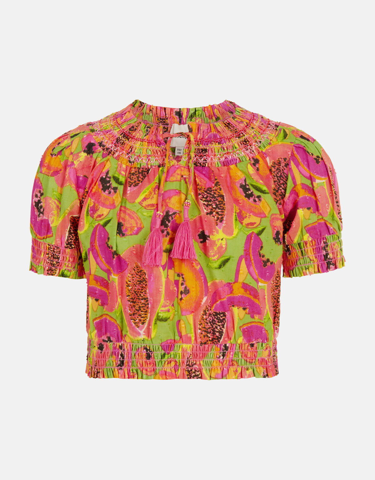 Fruit Smock Top Groen SHOEBY GIRLS