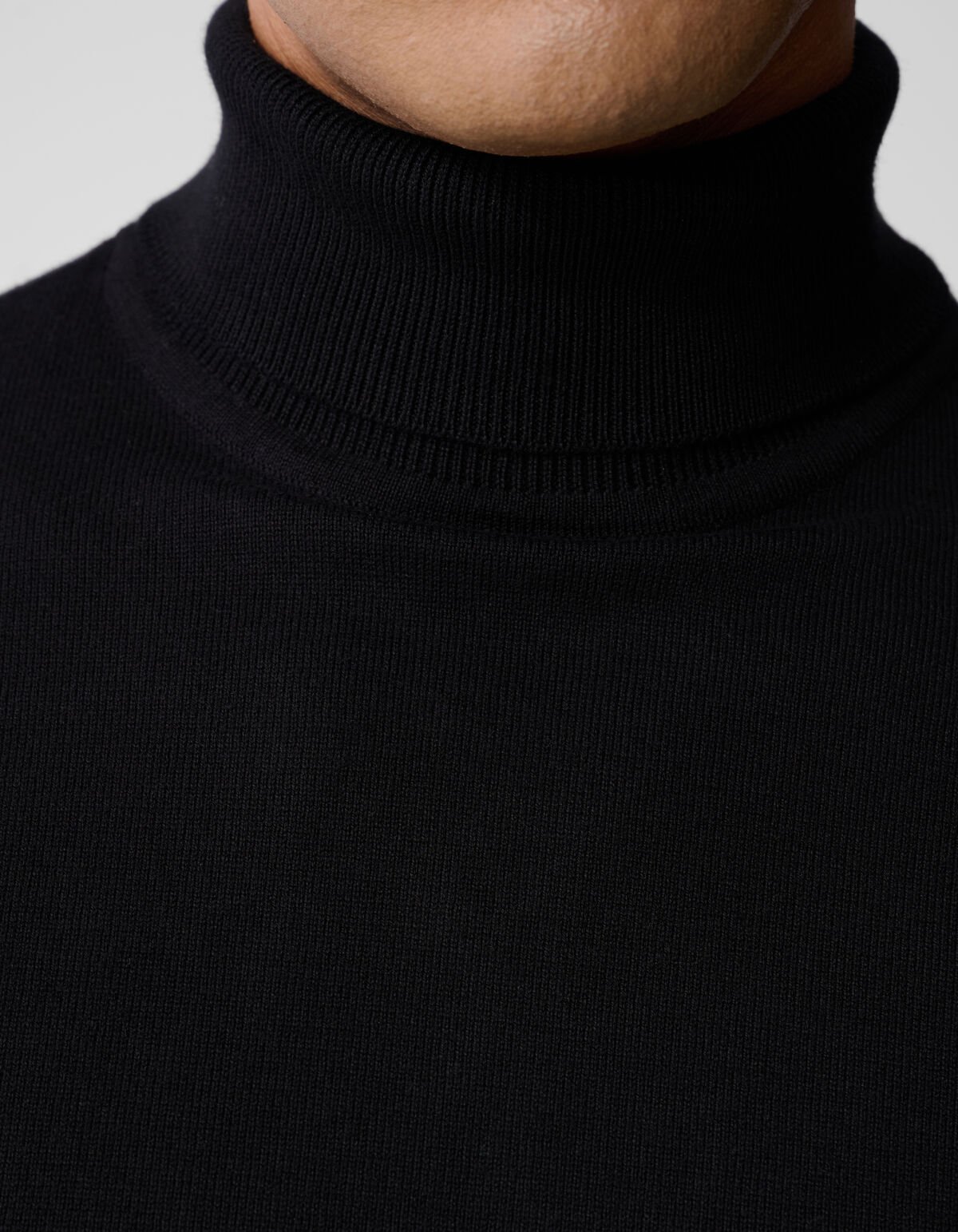 Gebreide Coltrui Zwart SHOEBY MEN