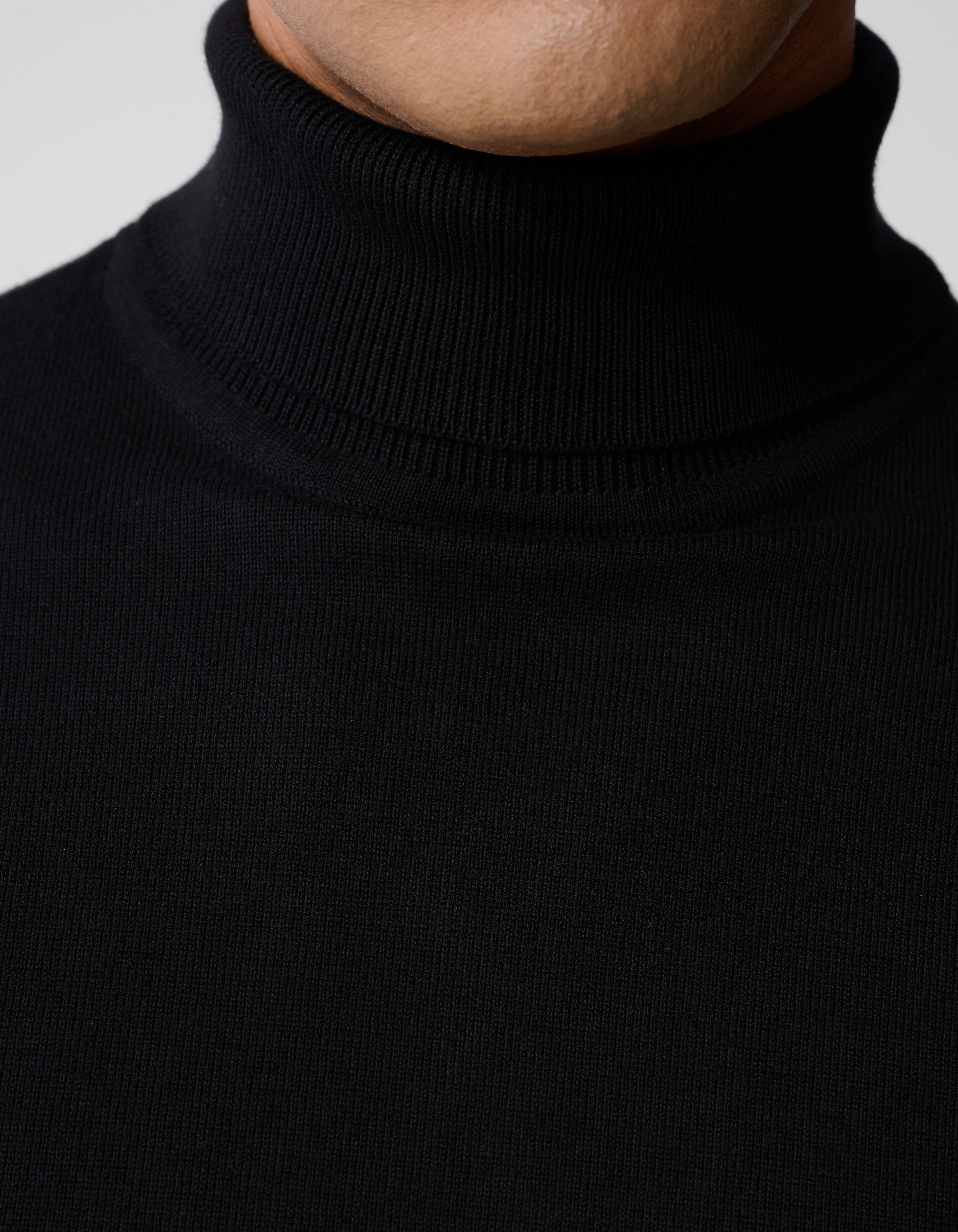 Gebreide Coltrui Zwart SHOEBY MEN