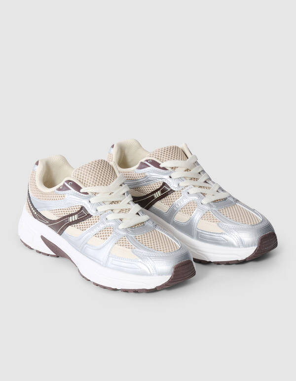 Mesh Sneaker Zilver SHOEBY SHOES