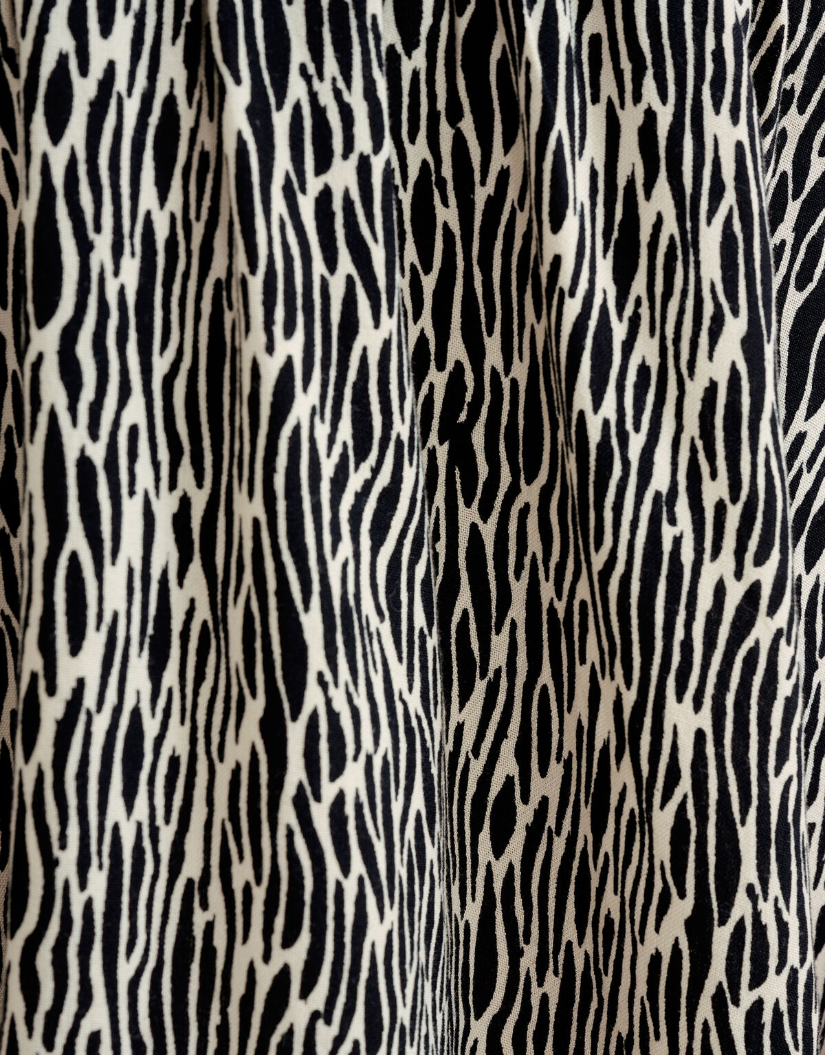Printed Jurk Zwart/Wit SHOEBY GIRLS