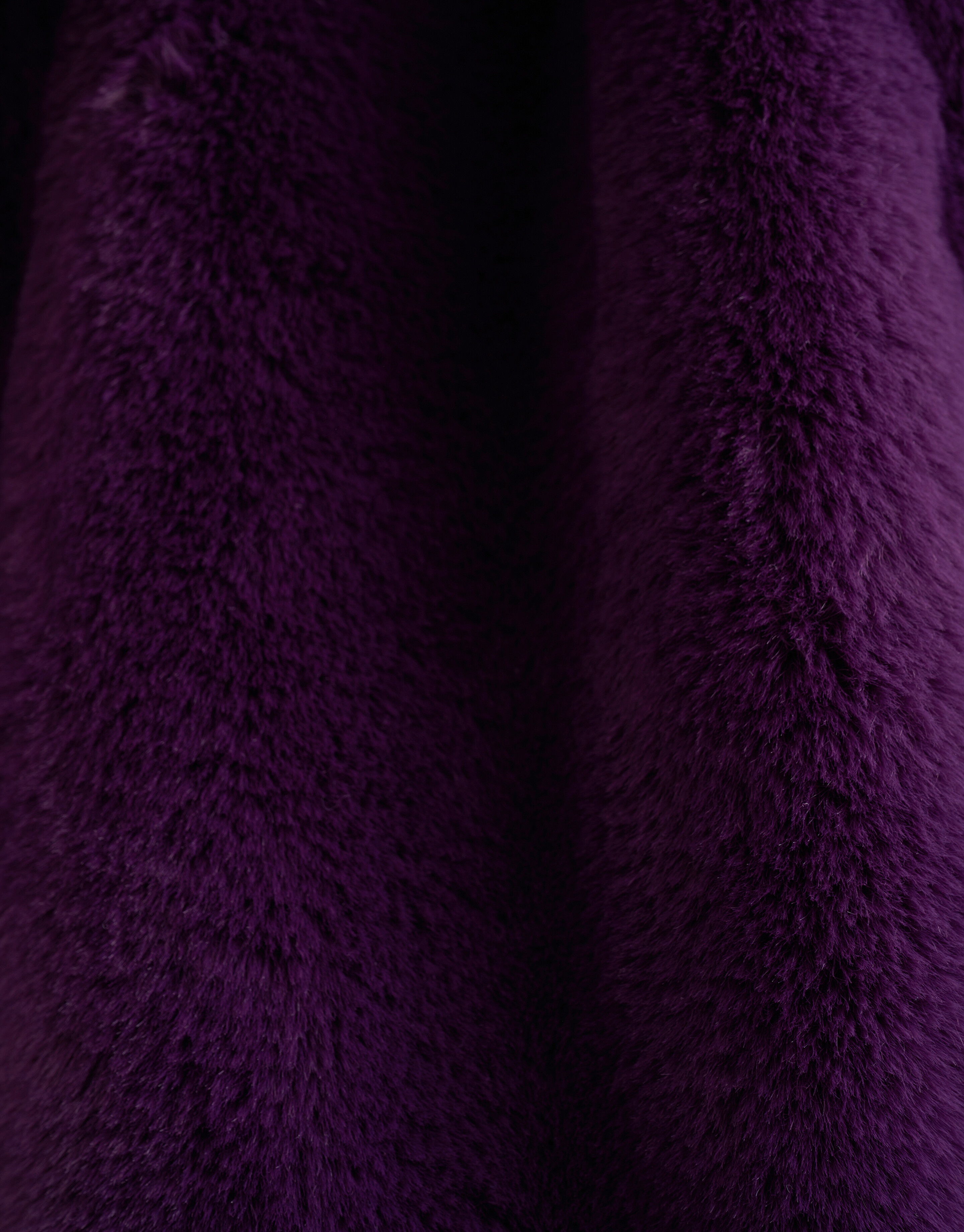 Faux Fur Gilet Paars SHOEBY WOMEN