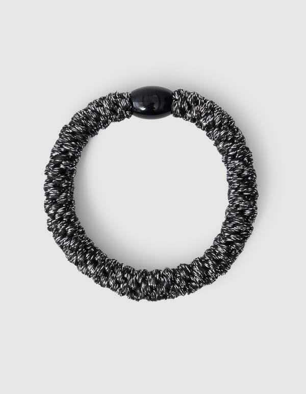 Lurex Haarelastiek Zwart SHOEBY ACCESSOIRES
