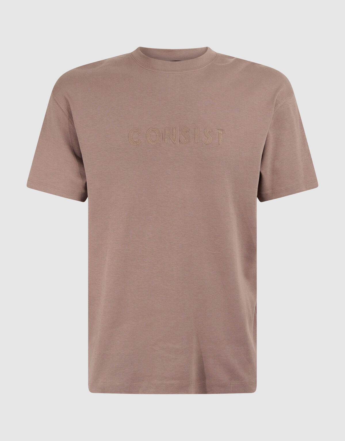 Embroidery Artwork T-shirt Lichtbruin SHOEBY MEN