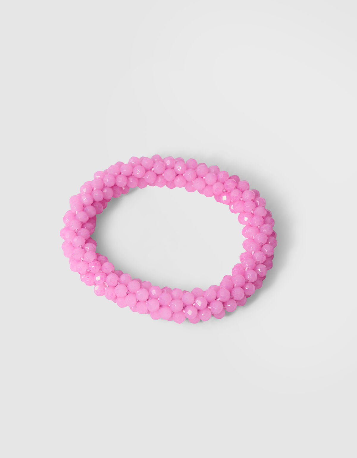 Beaded Haarelastiek Roze SHOEBY ACCESSOIRES