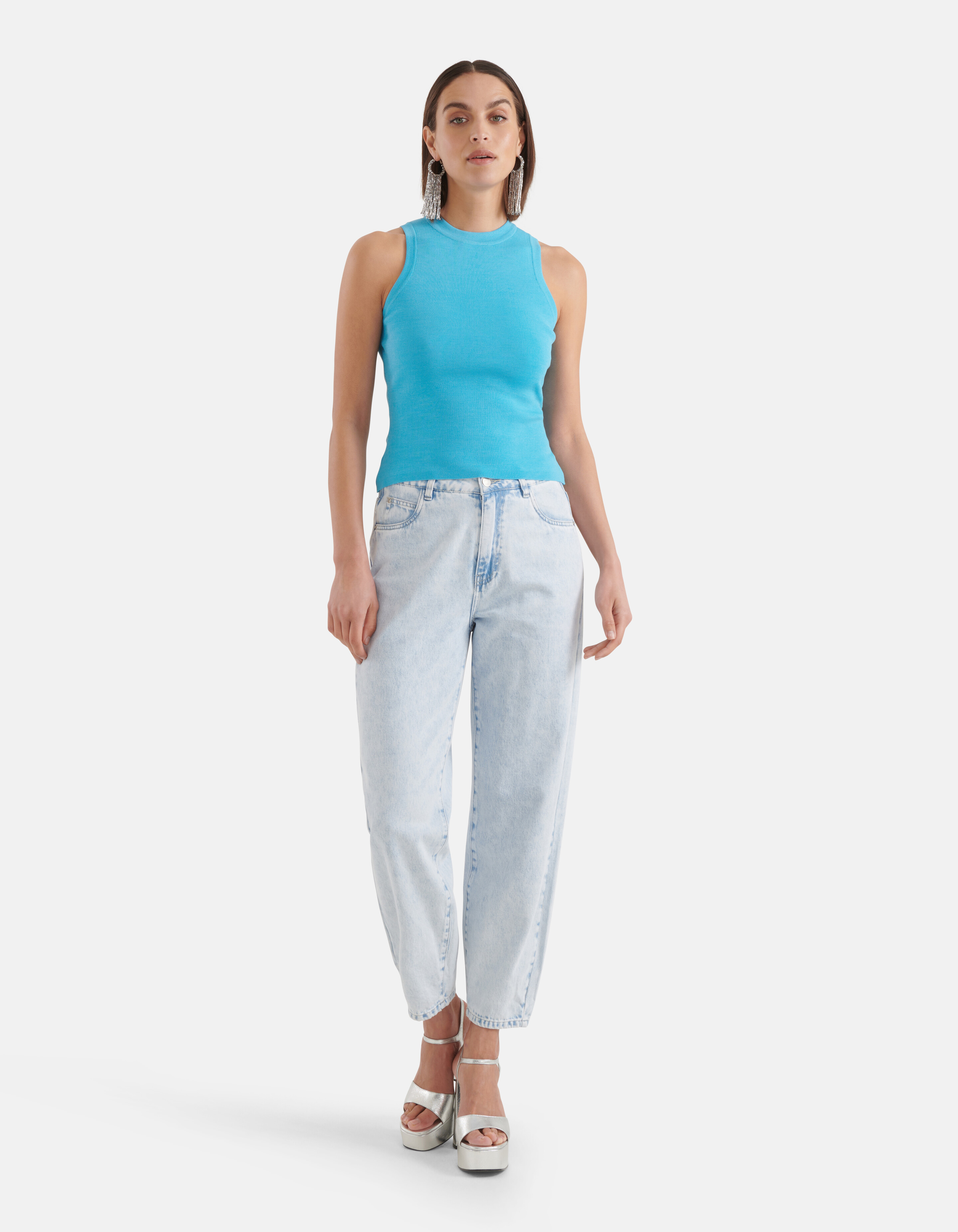 Halter Top Blauw SHOEBY WOMEN