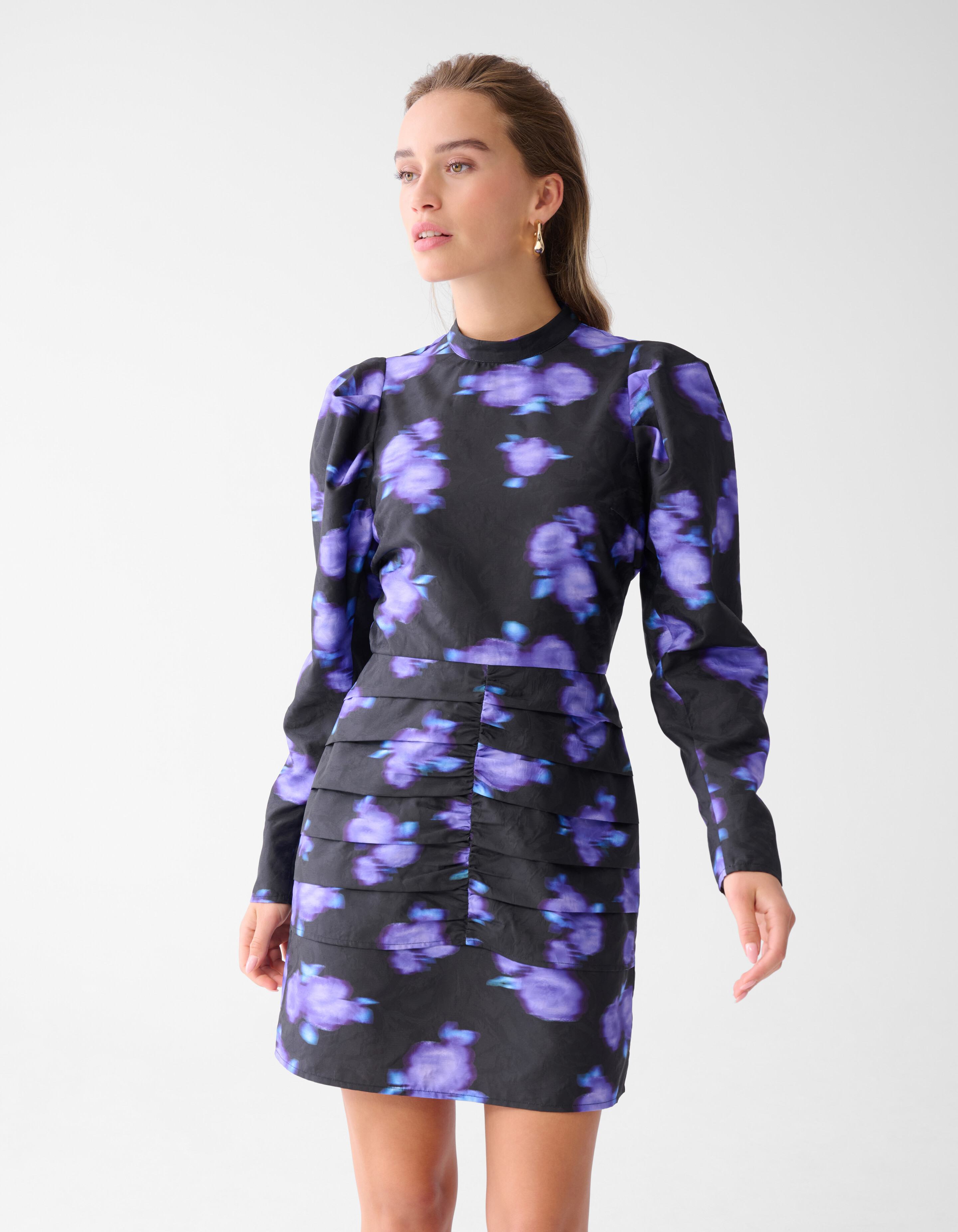 Printed Jurk Zwart SHOEBY WOMEN