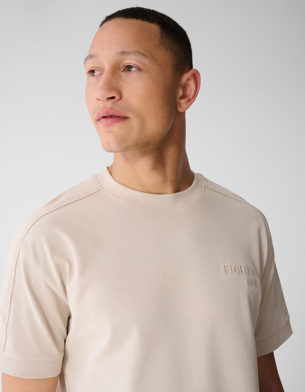 Mesh T-shirt Zand SHOEBY MEN