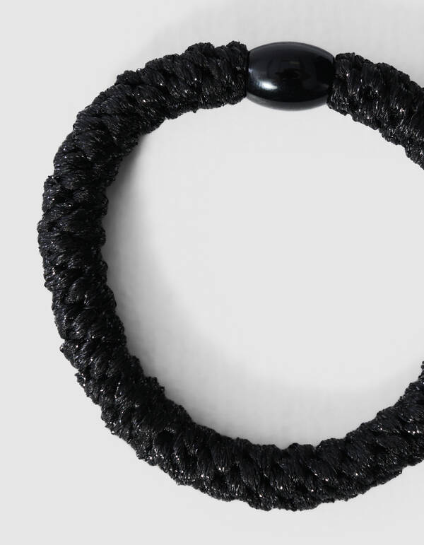 Lurex Haarelastiek Zwart SHOEBY ACCESSOIRES