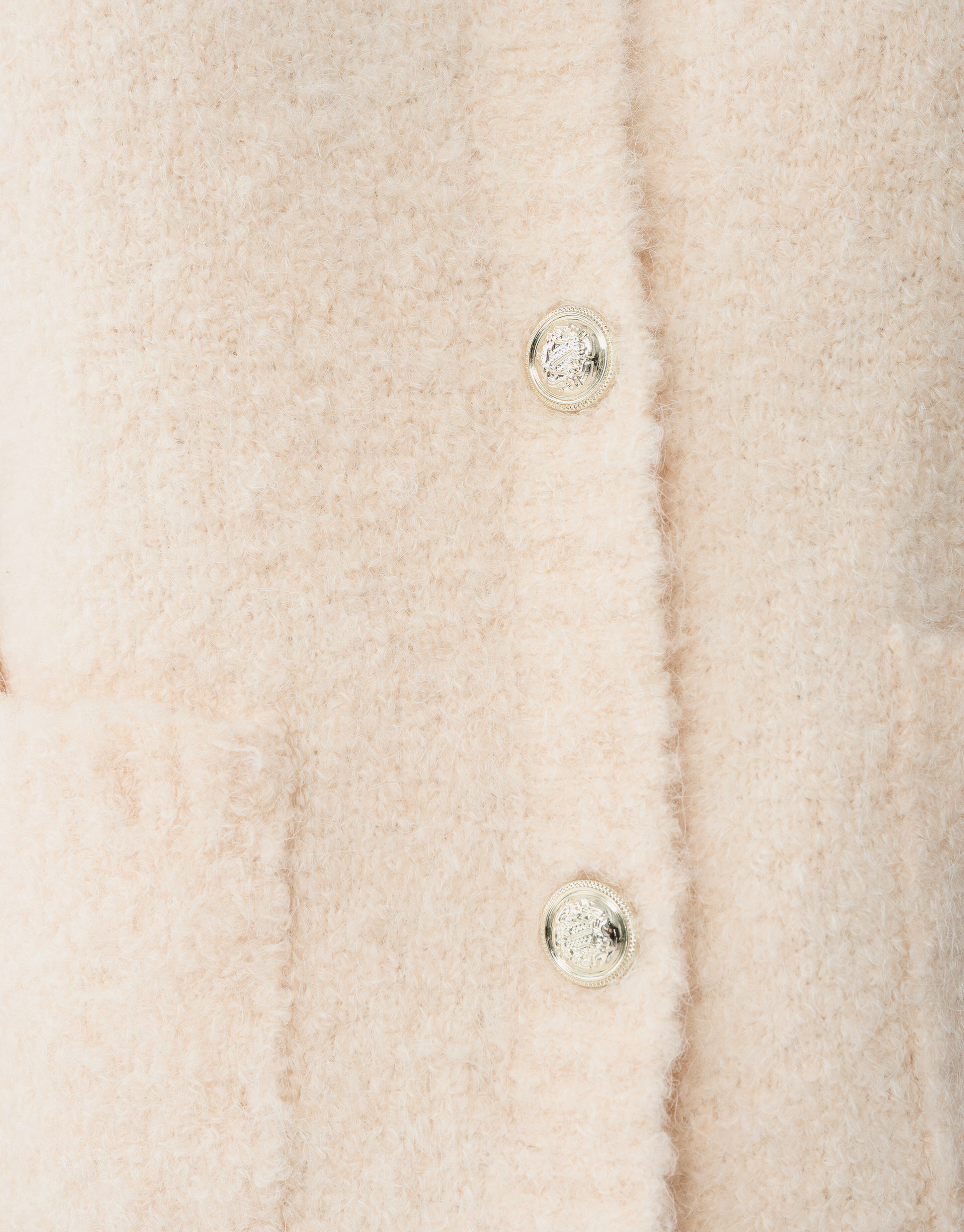 Teddy Knit Vest Gebroken Wit SHOEBY WOMEN