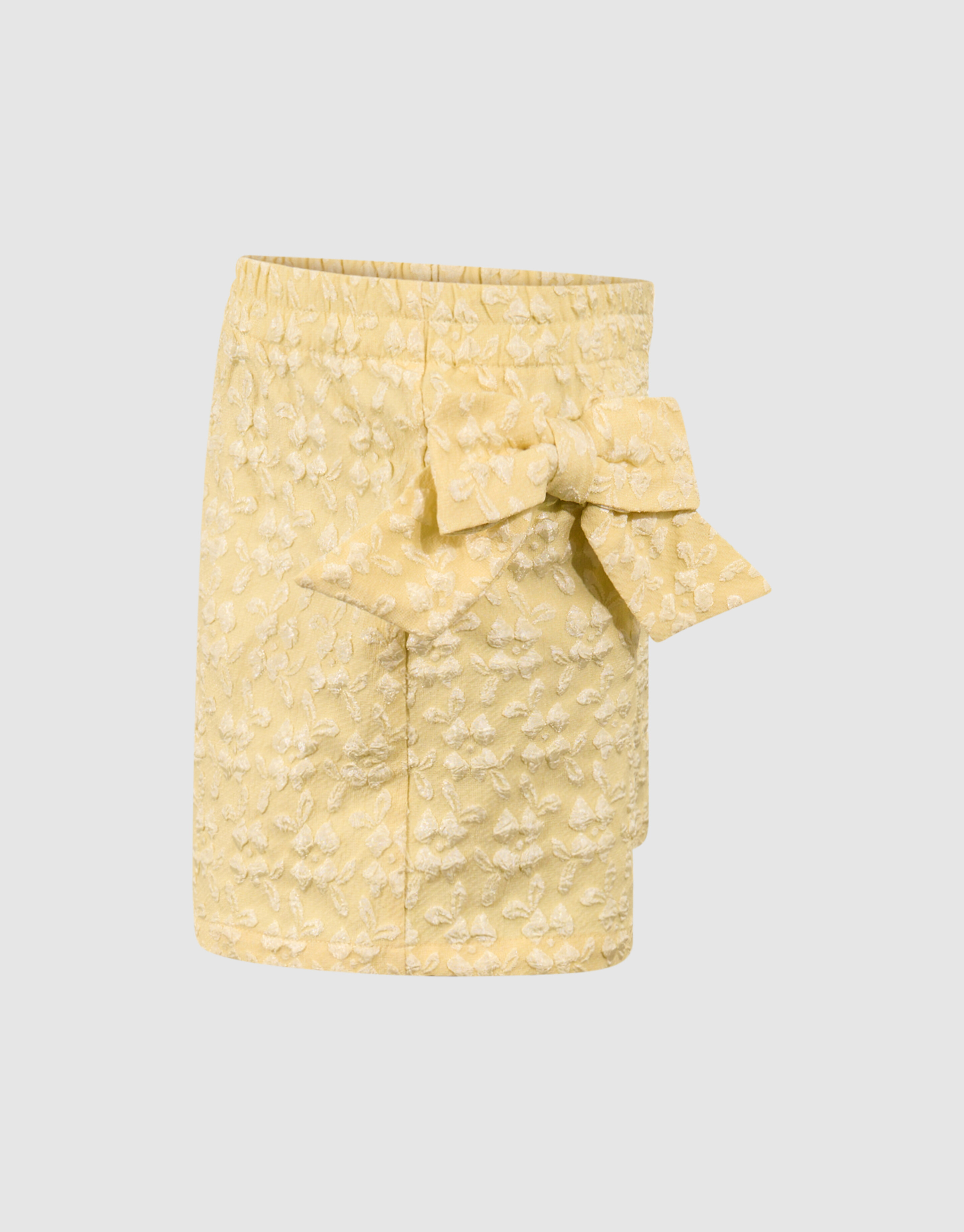 Jacquard Flower Short Lichtgeel SHOEBY GIRLS
