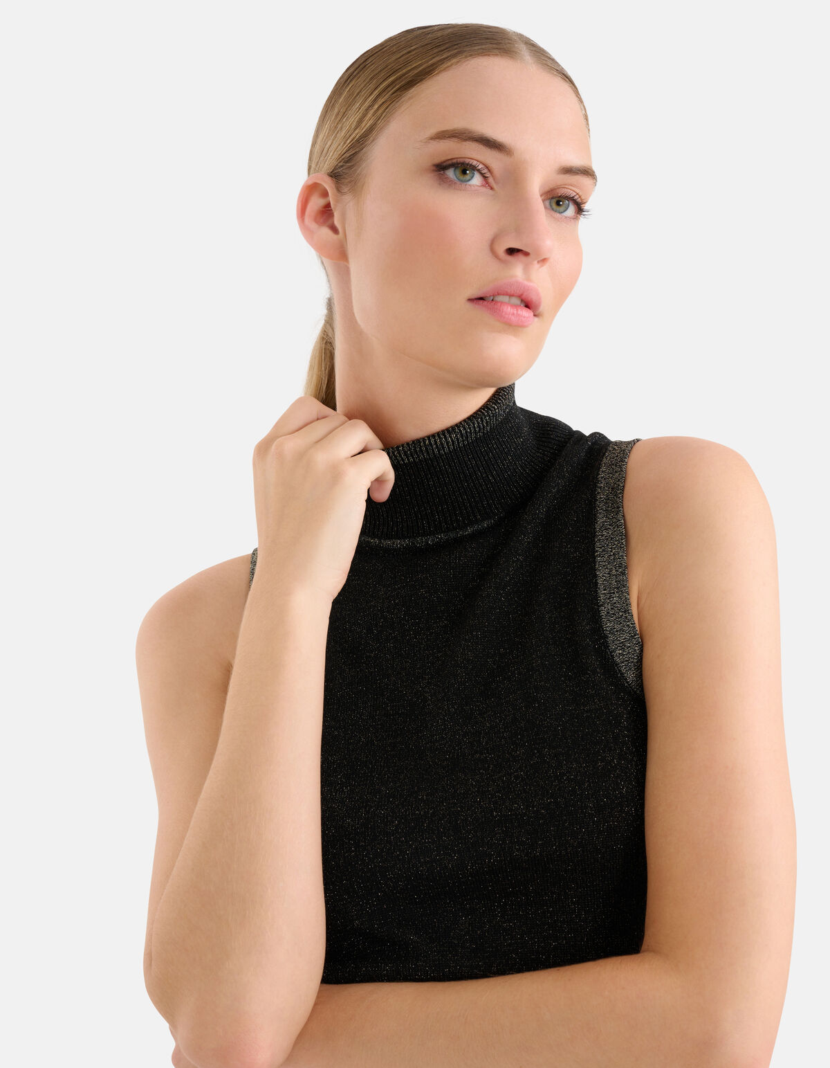 Colorblock Top Zwart By Mieke SHOEBY WOMEN