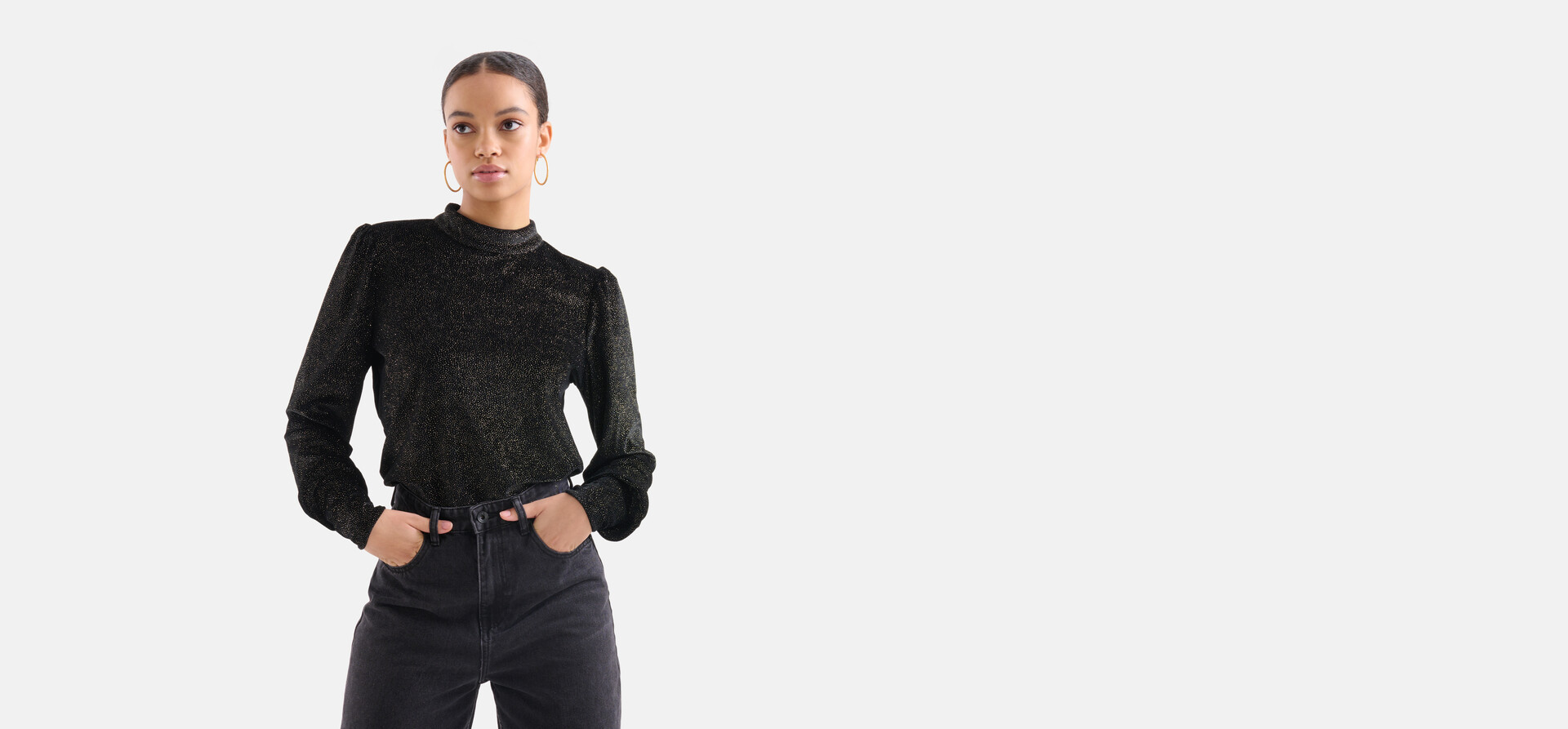 Glitter Top Goud EKSEPT