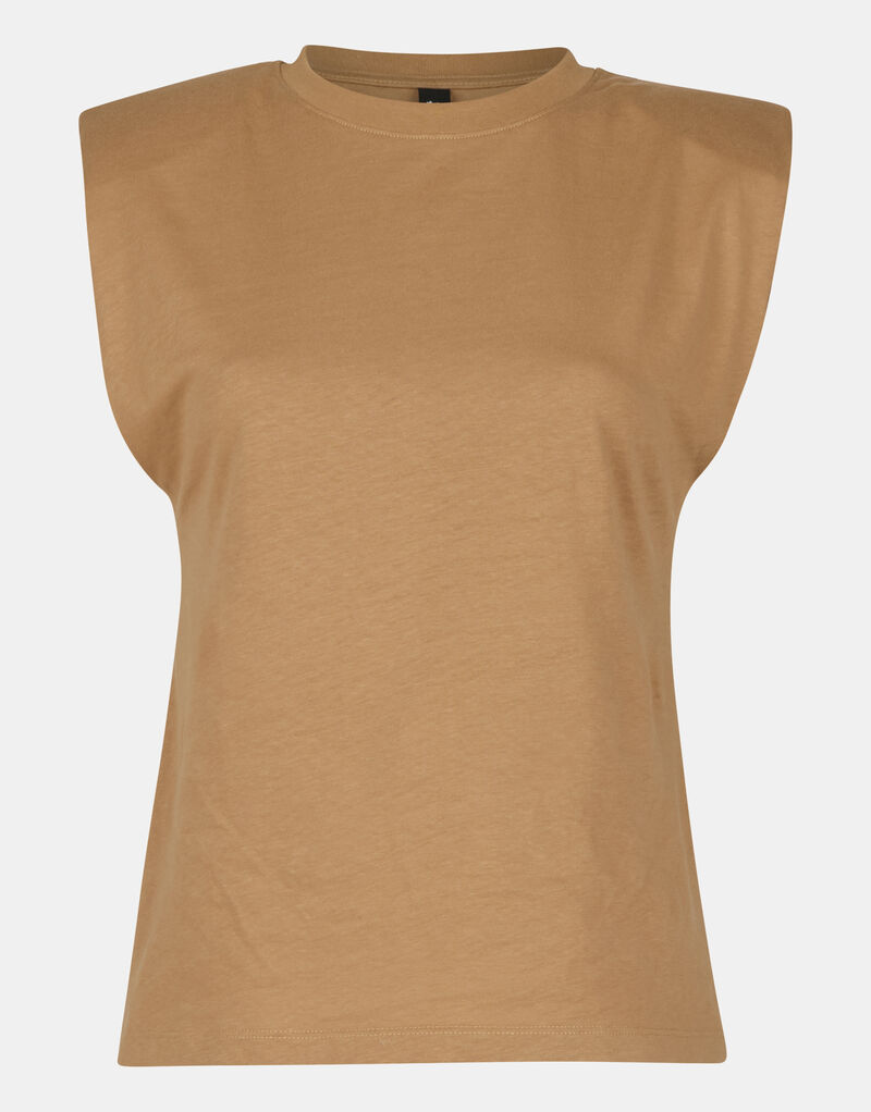Shoulder Padding T-shirt