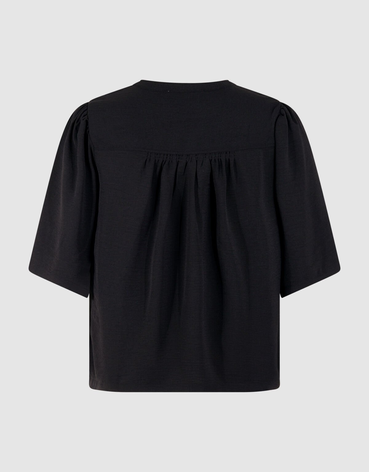 Twist Korte Mouwen Top Zwart SHOEBY WOMEN