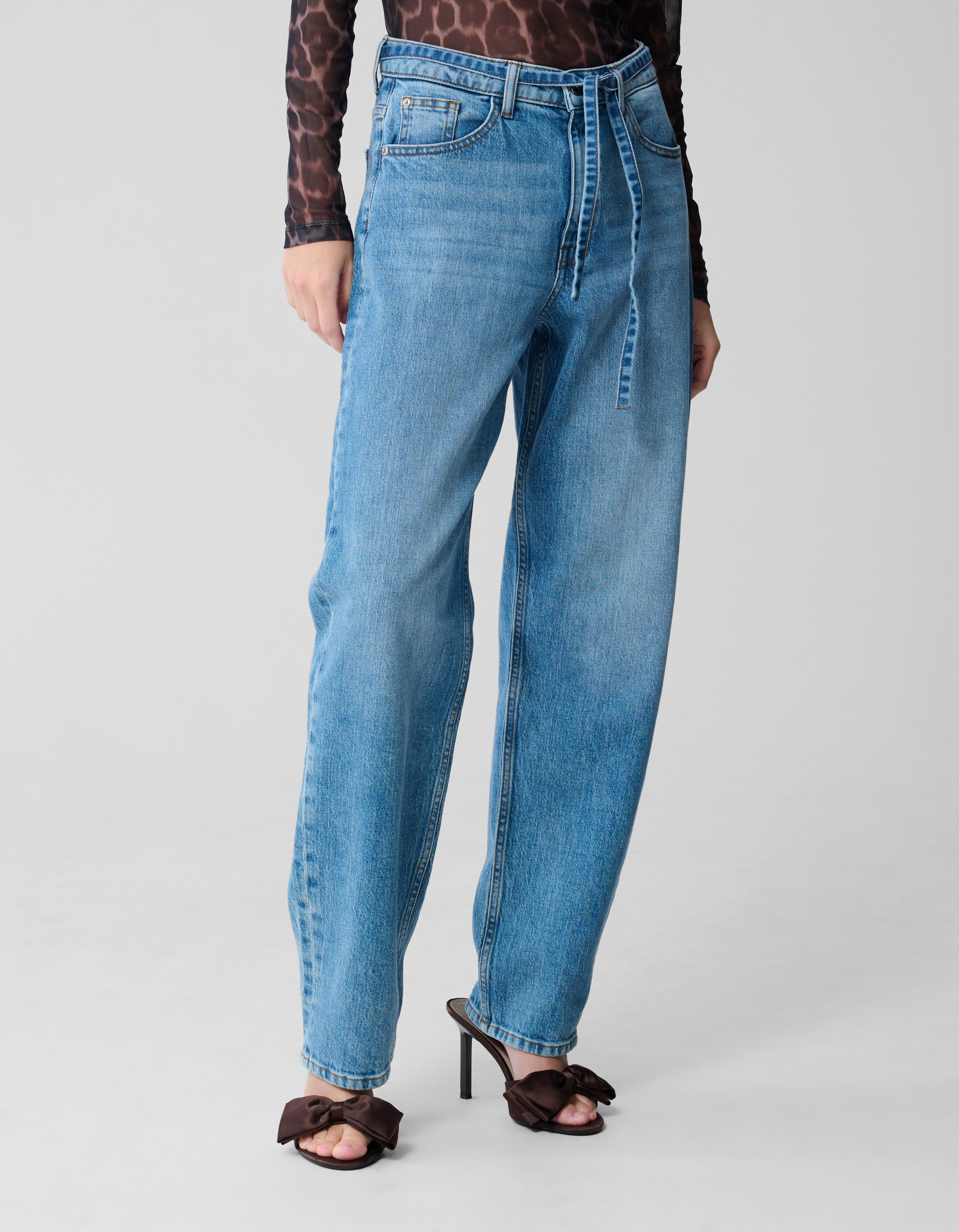 Balloon Fit Jeans Donkerblauw SHOEBY WOMEN