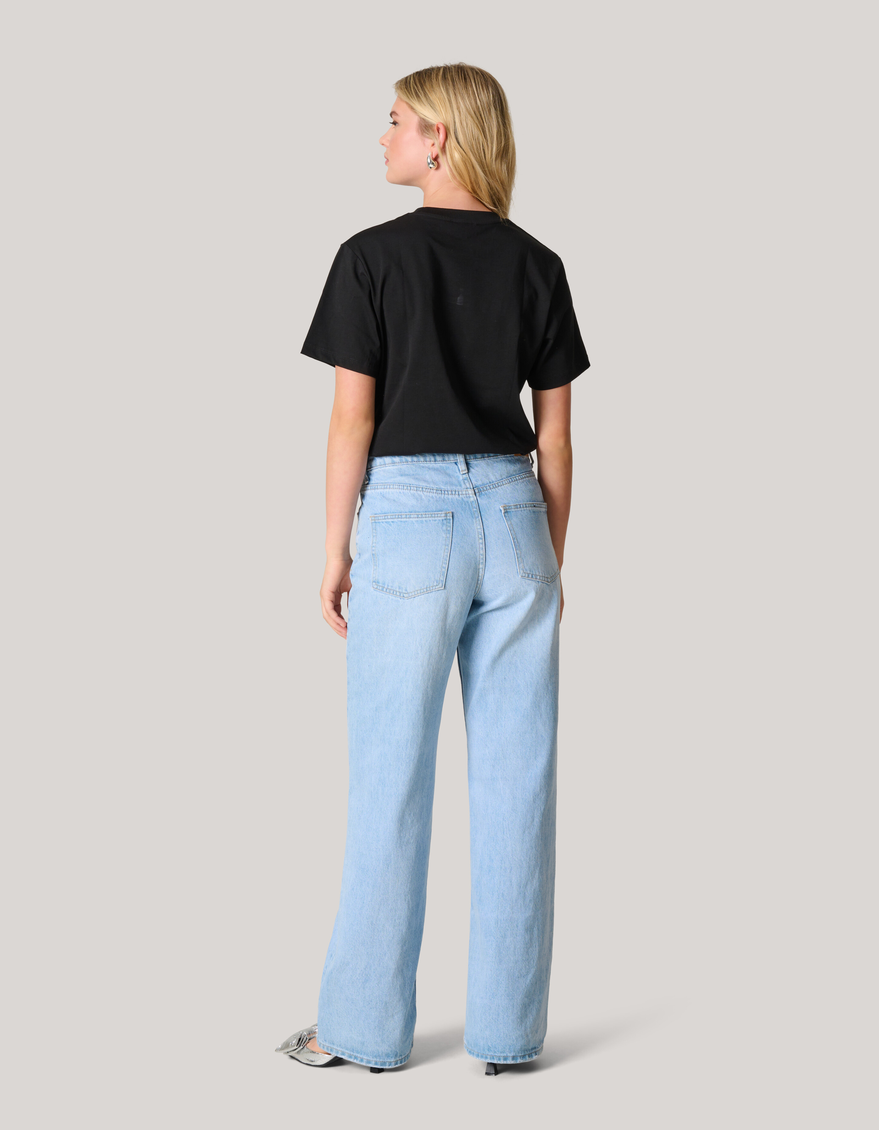 Basis T-shirt Zwart SHOEBY WOMEN