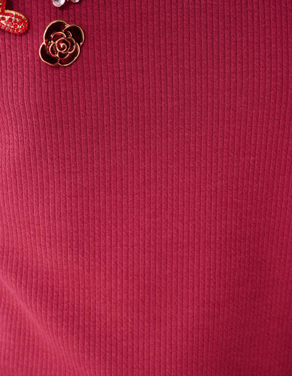 Puff Top Donkerrood SHOEBY GIRLS