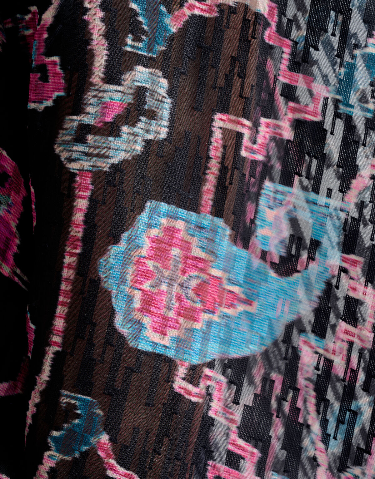 Grafische Print Jurk Zwart SHOEBY WOMEN
