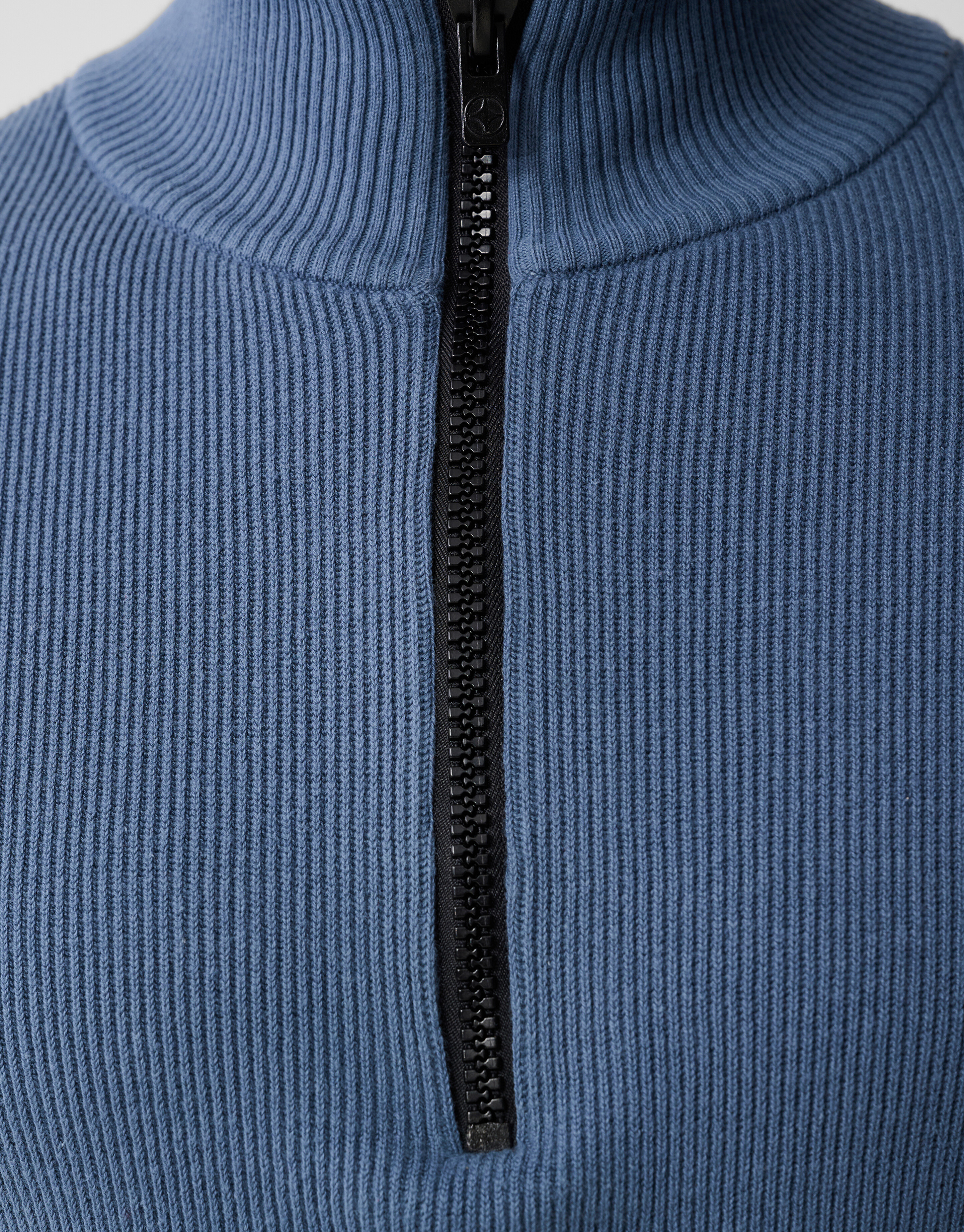 Half Zip Knit Trui Blauw SHOEBY MEN