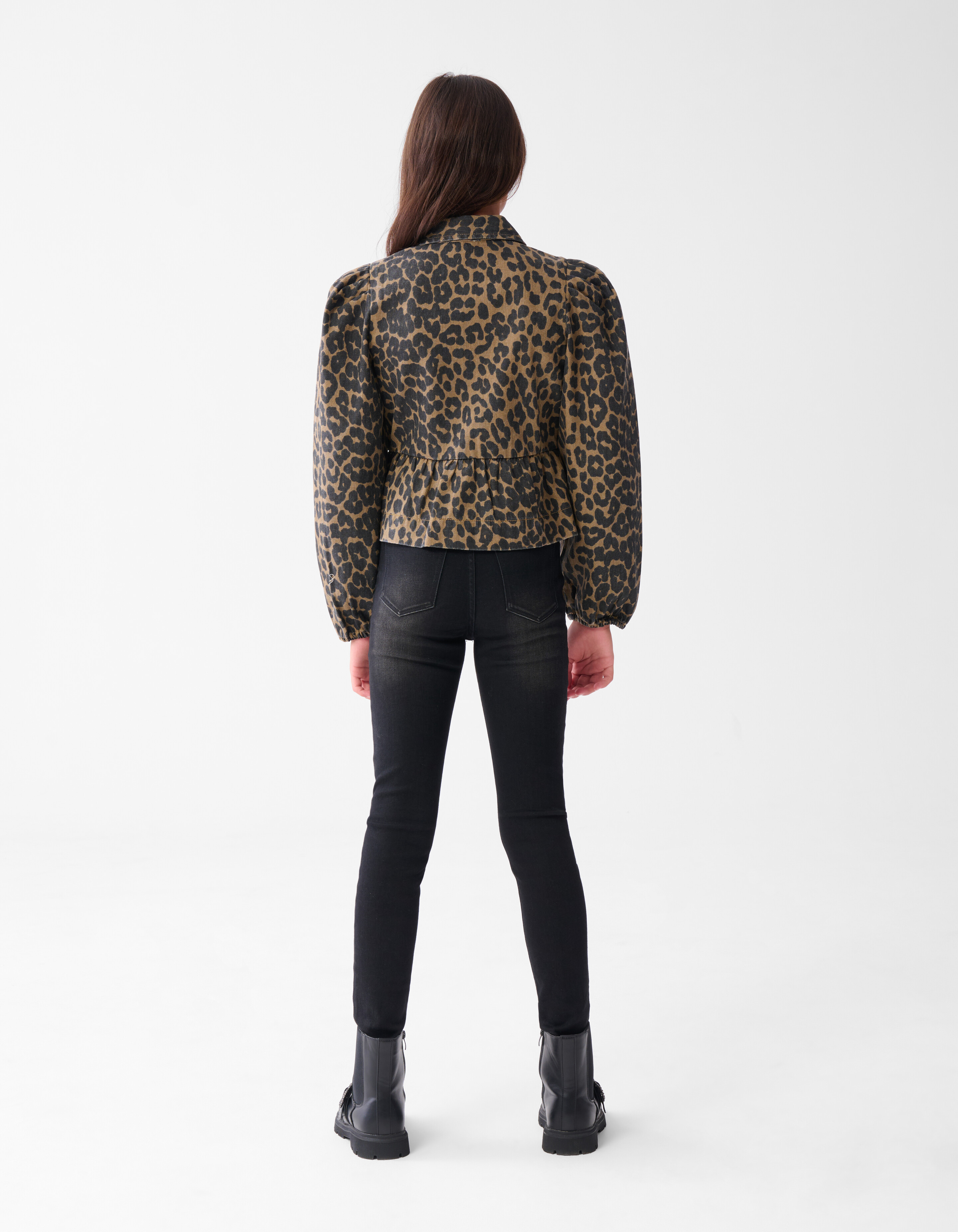 Leopard Strik Blouse Bruin JILL&MITCH