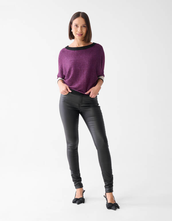 Coated Broek Zwart Eksept