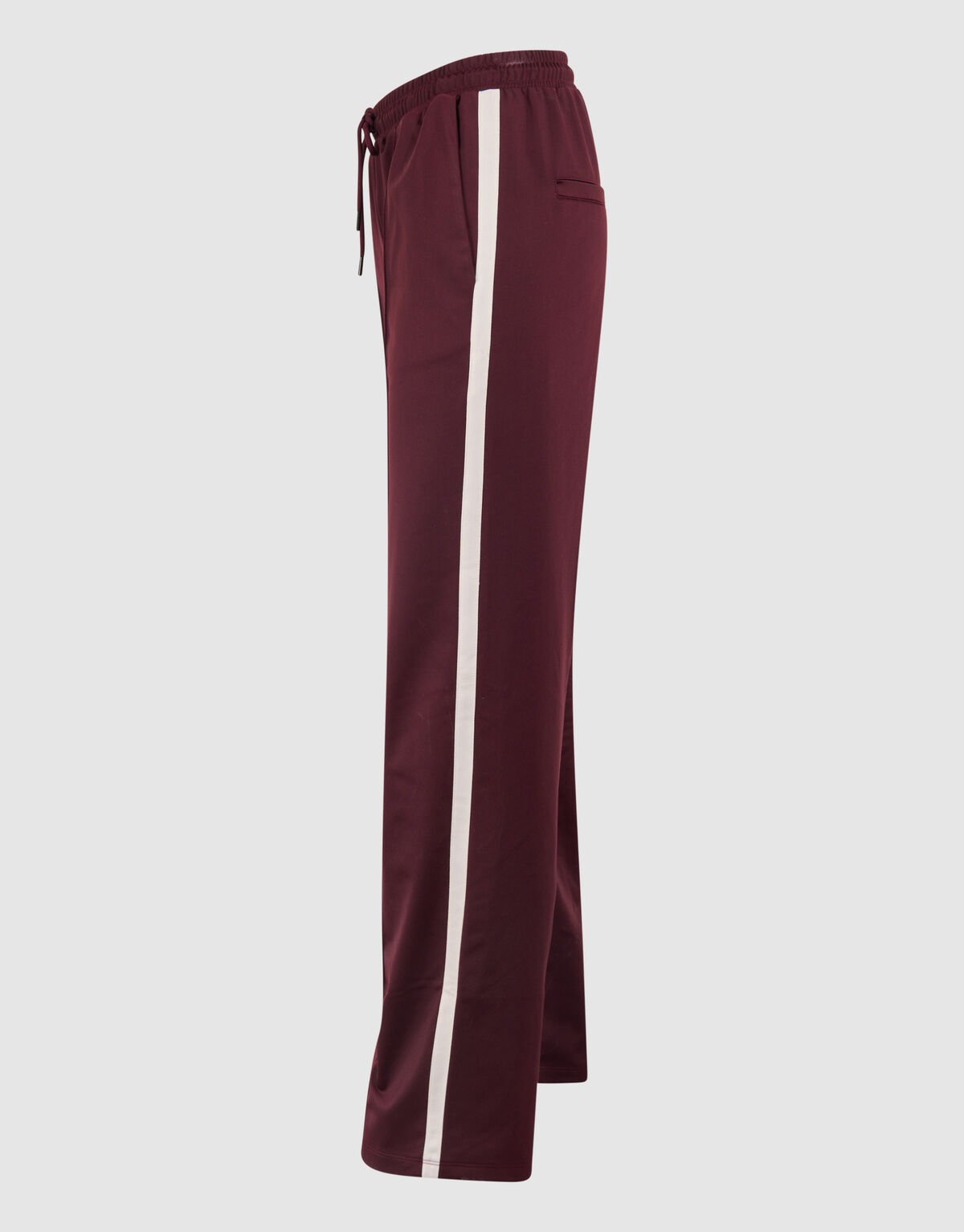 Sporty Wide Leg Broek Bordeaux SHOEBY WOMEN