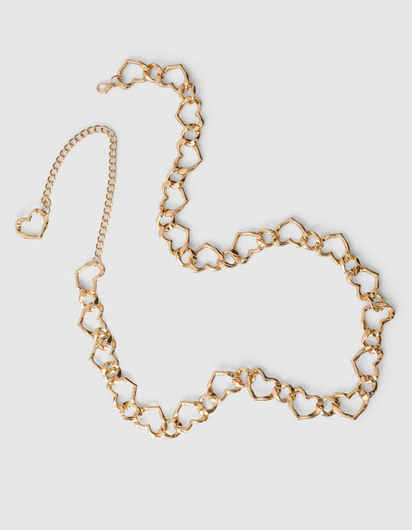Heart Chain Riem Goud ACCESSOIRES SHOEBY