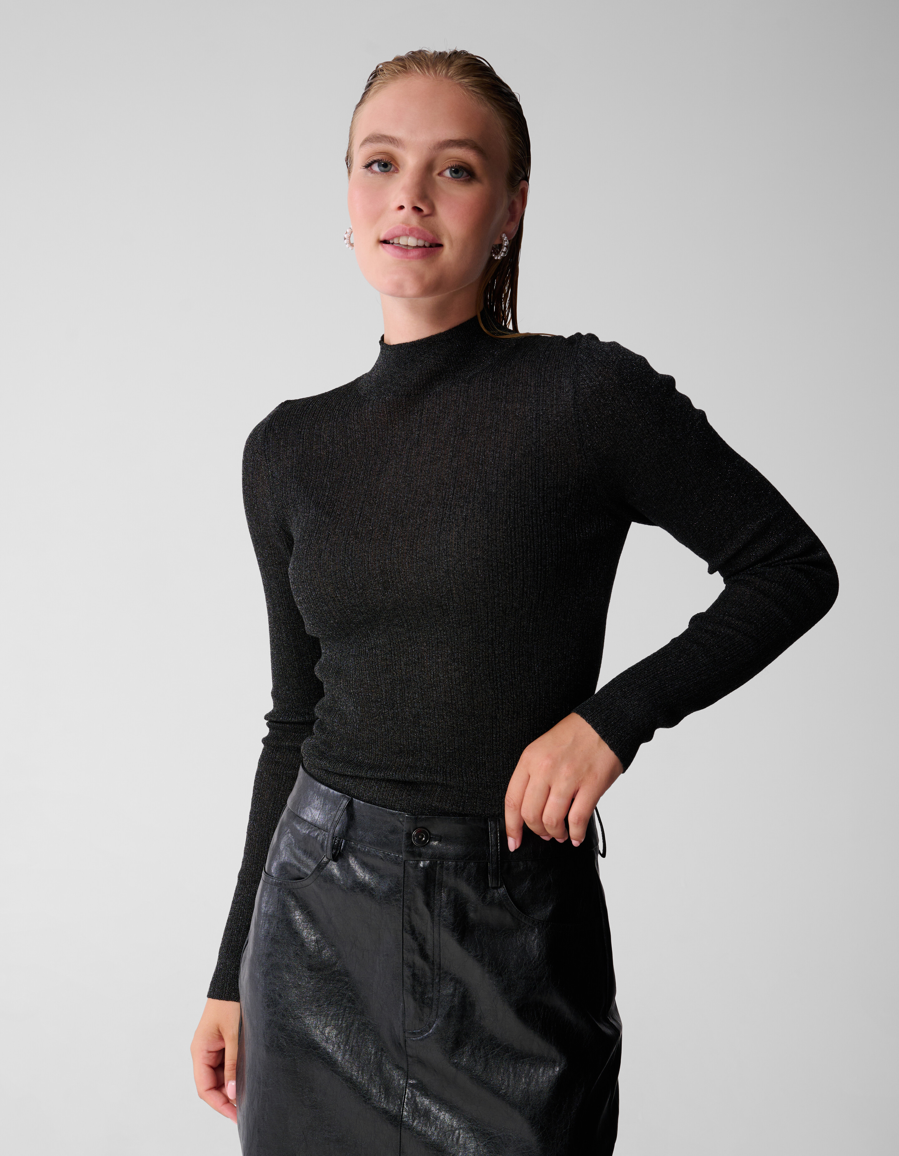 Col Top Zwart SHOEBY WOMEN