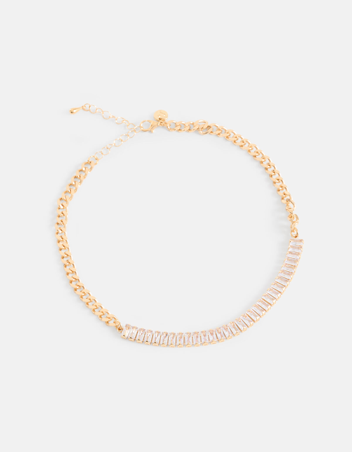 Strass Chain Ketting Goud SHOEBY ACCESSOIRES